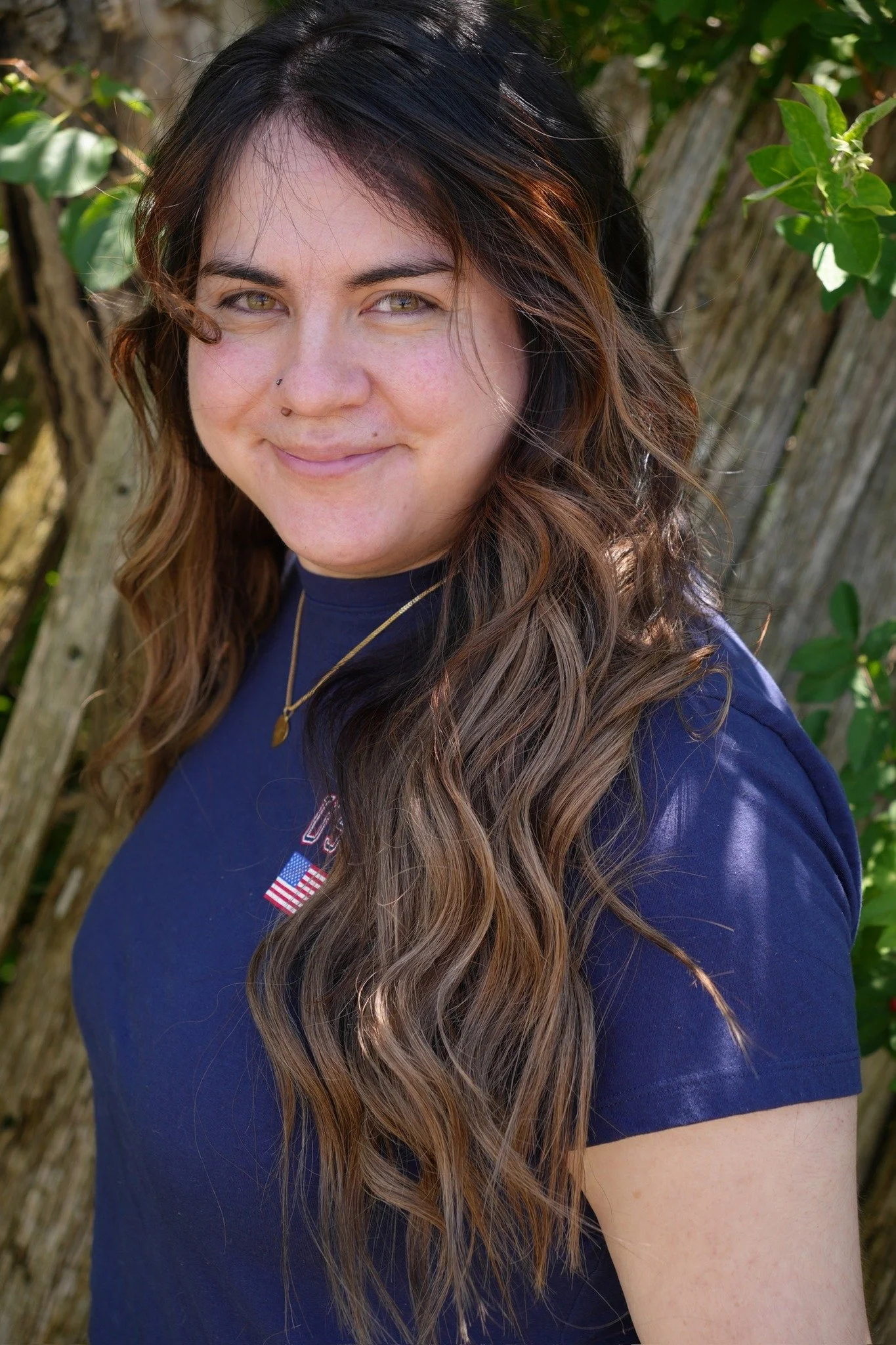 Genius Weft + Dimensional Highlights
Badass. Military strong. And now with hair to match. 🇺🇸
Two rows of Genius Weft extensions plus dimensional highlights to blend it all together seamlessly &mdash; Yesenia's proof that strength and softness aren'