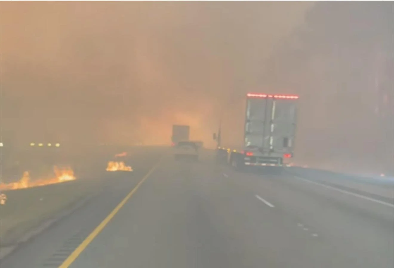Forest fire shuts down I-12 due to smoke