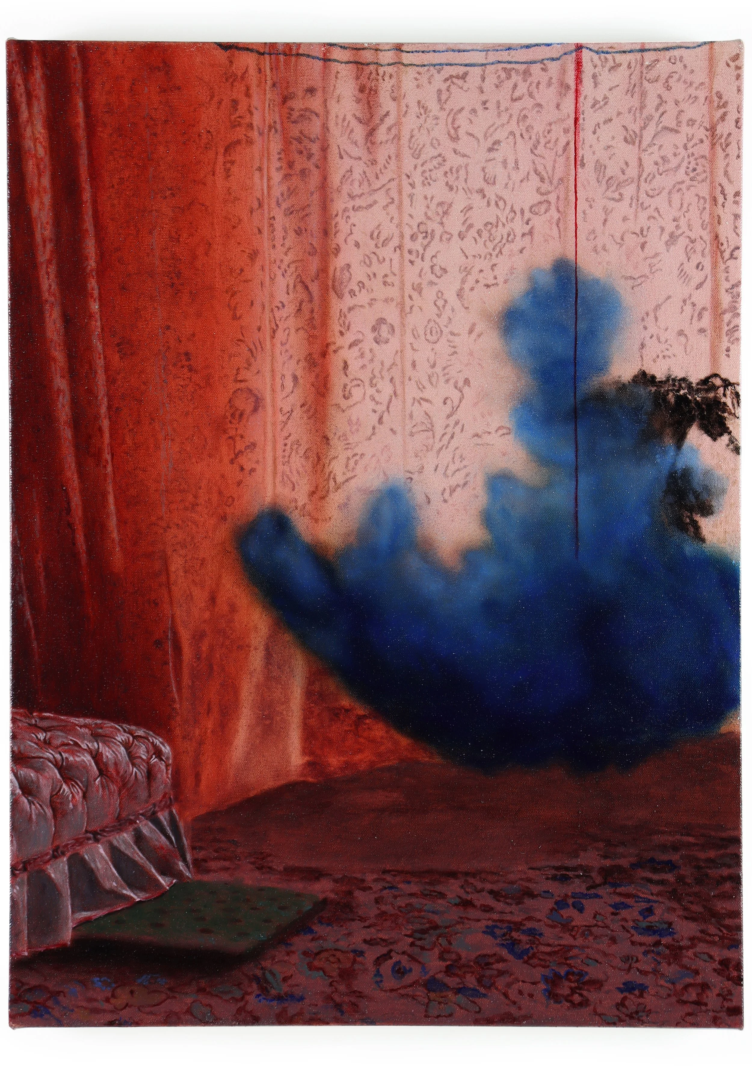 Veiled Thurible 2026 Oil on Canvas 25 x 18 inches; 63.5 x 46 cm
