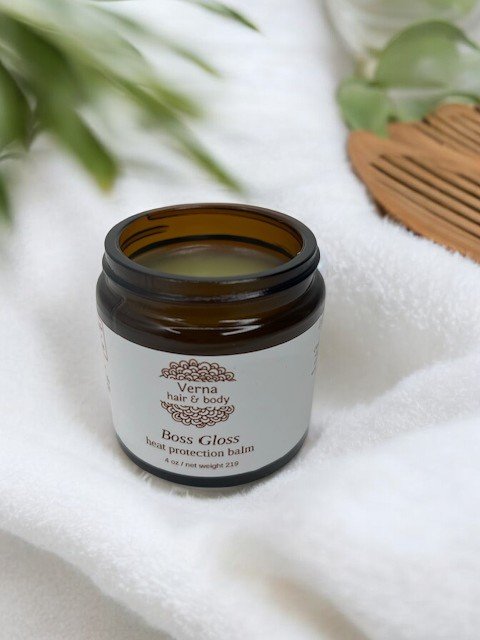 Boss Gloss heat protection balm