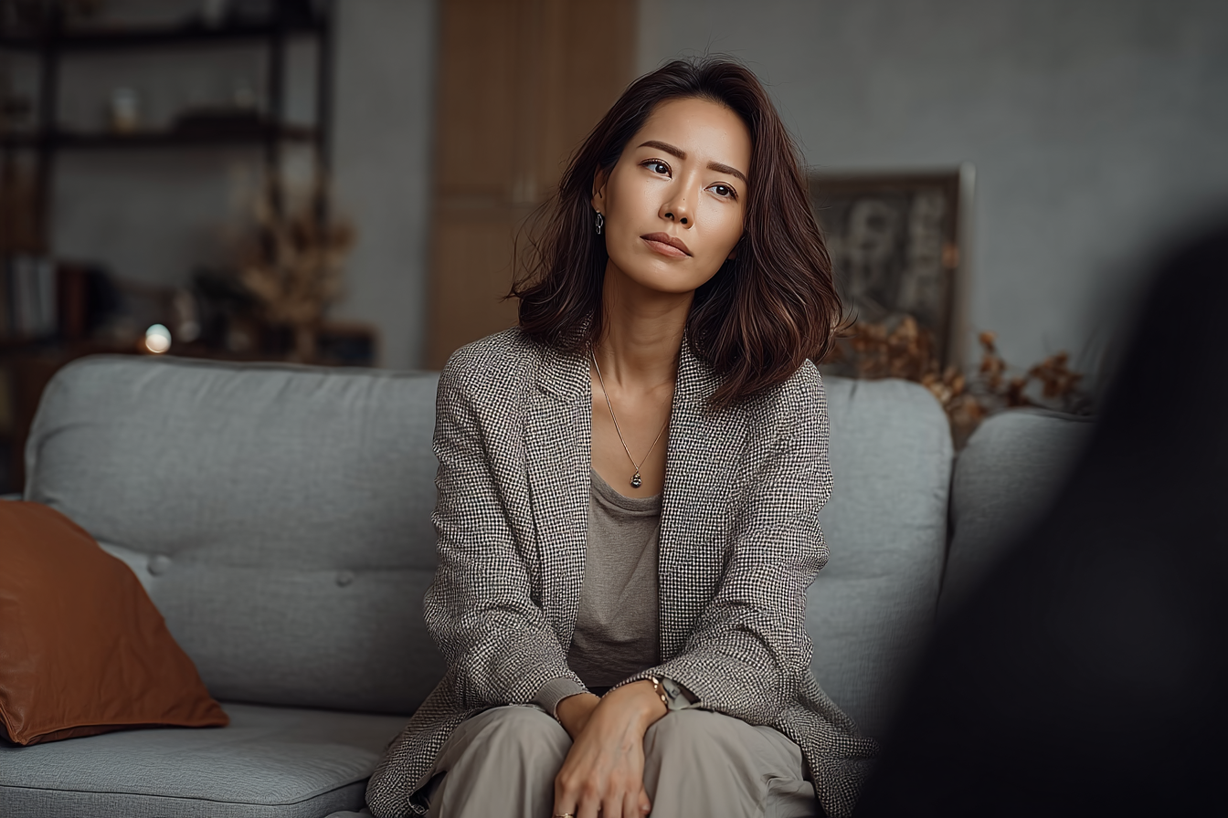 woman in therapy session in Encinitas, CA