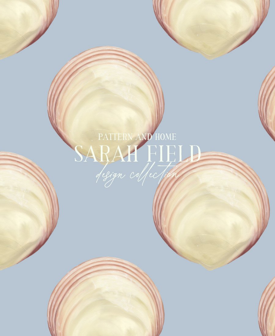 Tiger Clam Pattern Repeat Sarah Field
