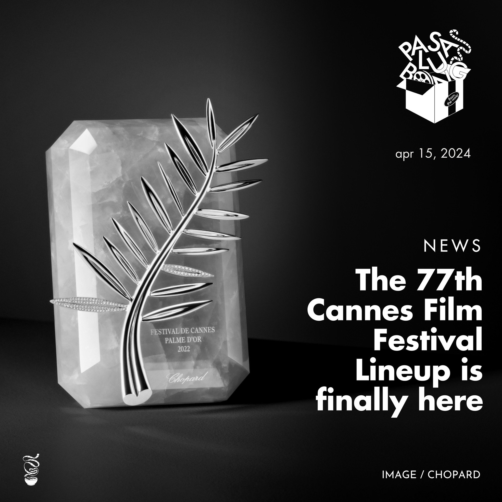 CANNES IS OUT!

On April 11, the highly anticipated Cannes Film Festival revealed its lineup, containing titles like Francis Ford Coppola's 'Megalopolis, Yorgos Lanthimos' 'Kinds of Kindness,' David Cronenberg's 'The Shrouds,' and more to be screened