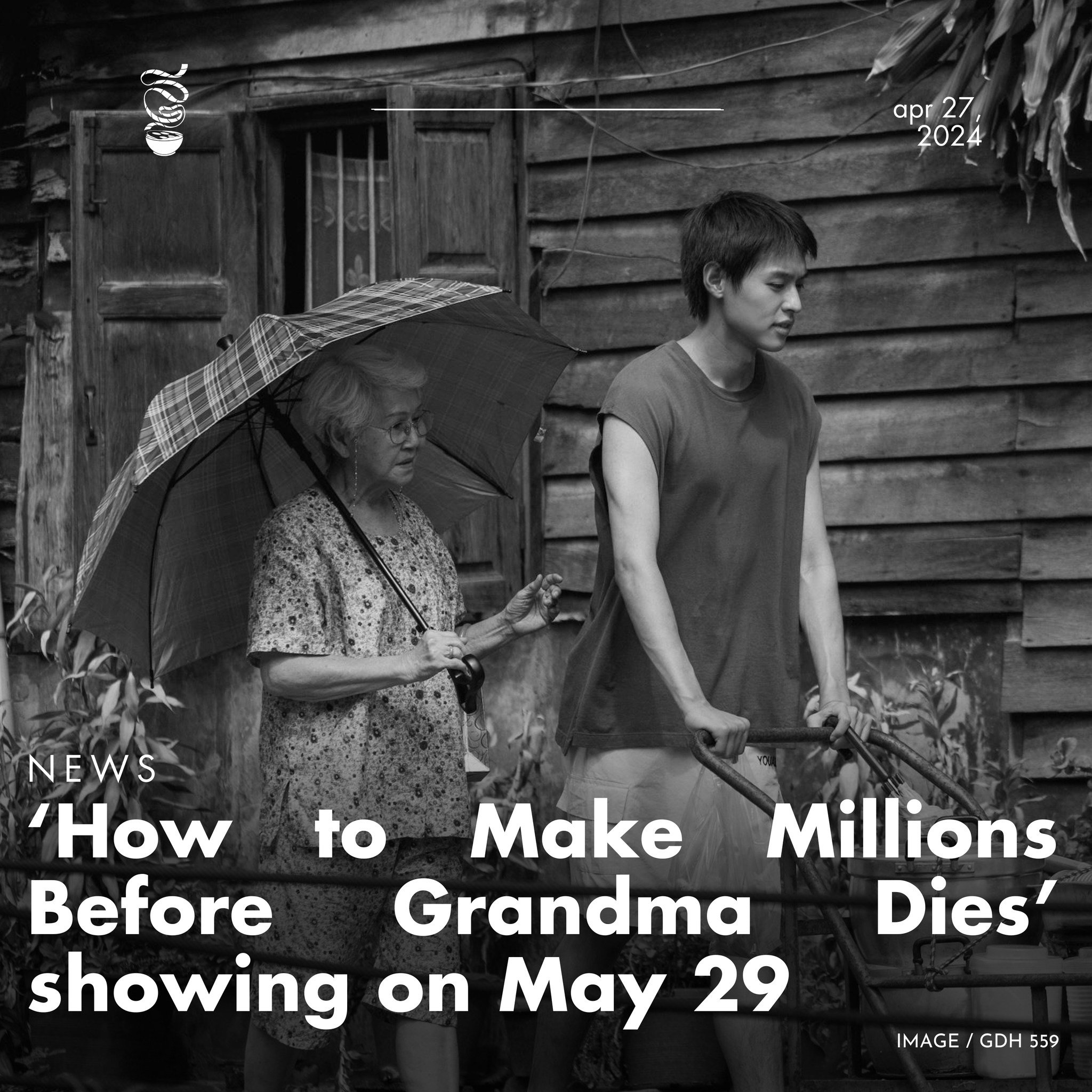 BILLKIN'S NEW MOVIE!

'How to Make Millions Before Grandma Dies,' the new film offering of Thai production company GDH (Bad Genius, Not Friends), will have its Philippine premiere this May 29. 

It stars 'I Told Sunset About You' lead Billkin as a ma