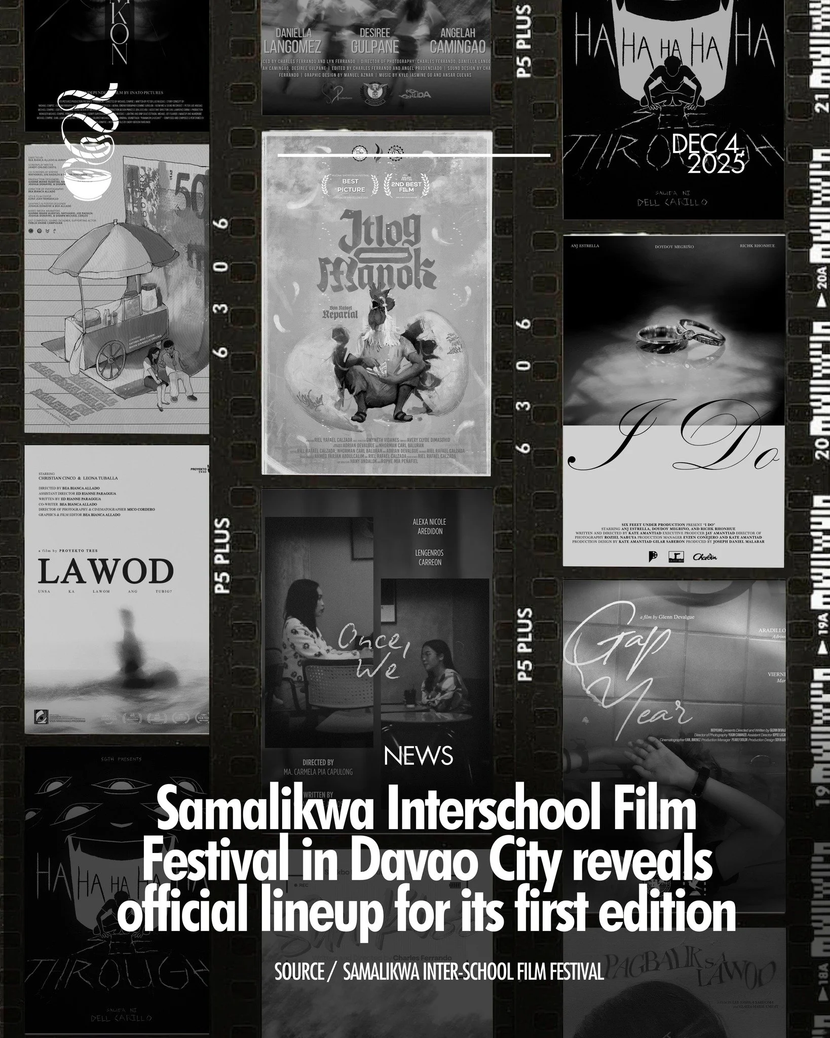 STUDENTS&rsquo; VOICES UNITE.

The 1st Samalikwa Inter-school Film Festival, a student-led event based at the Lyceum of the Philippines - Davao, has revealed its official short film lineup. Comprising various academic institutions across Davao City, 