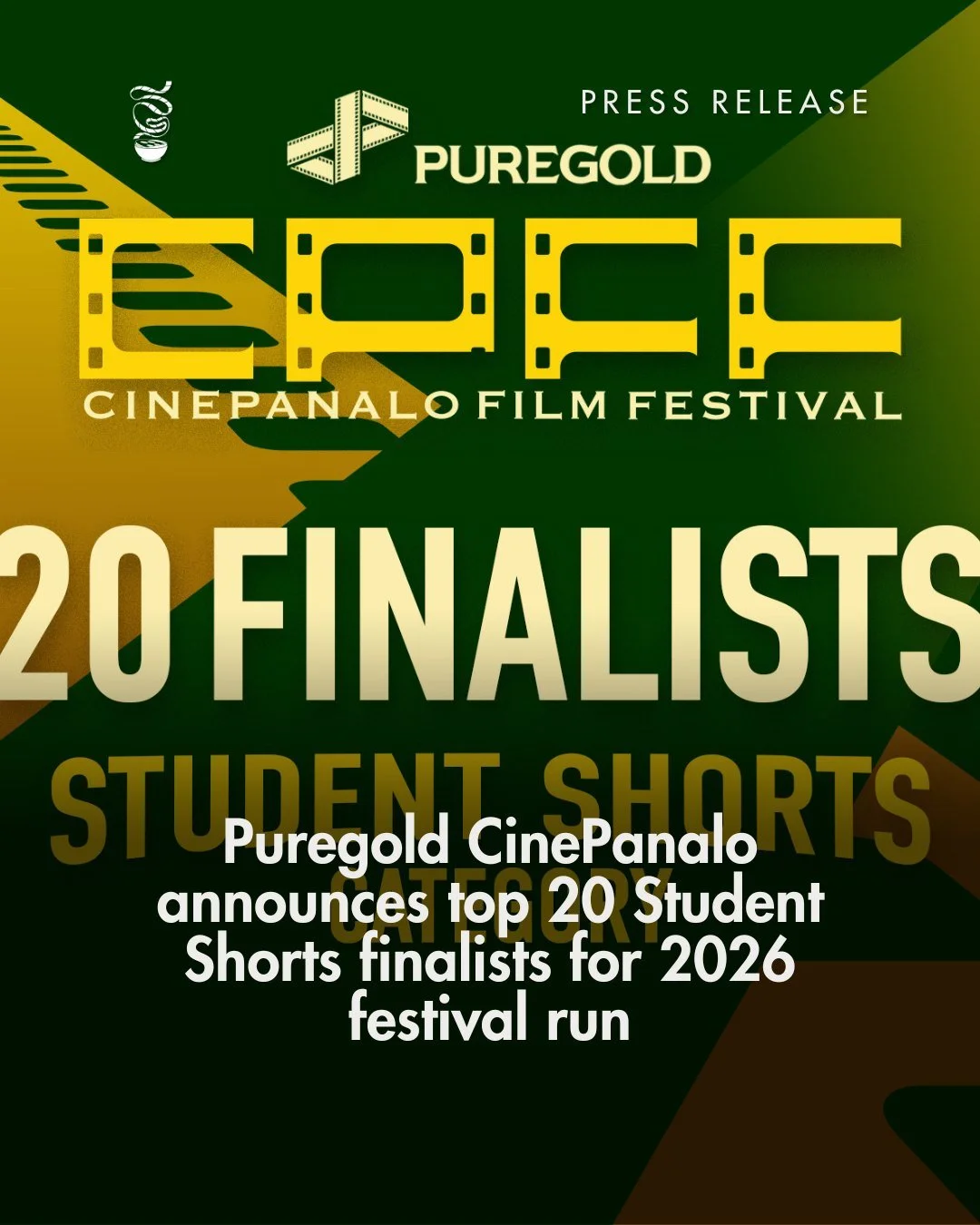 Puregold CinePanalo, currently on its third iteration, has unveiled the top 20 student short films culled from an impressive pool of 267 submissions nationwide. Chosen from an initial top 53 shortlist, the select entries were crafted by the Philippin