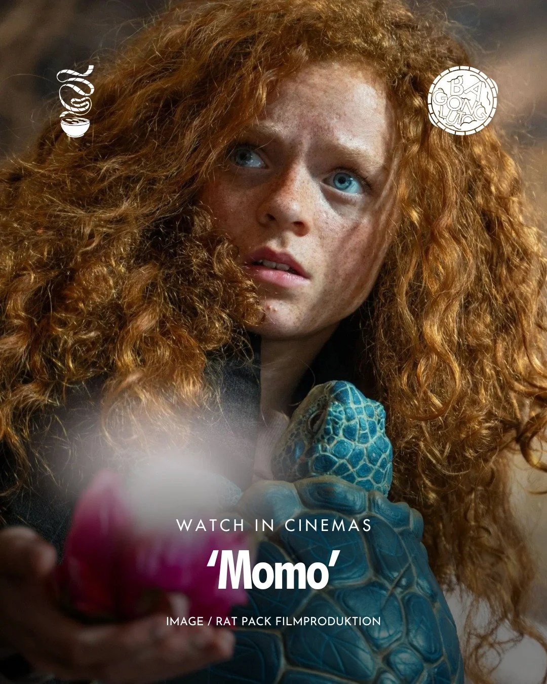 TIME IS GOLD.

&lsquo;Momo&rsquo; is now in cinemas!

Directed by Christian Ditter, this fantasy adventure stars Alexa Goodall, Martin Freeman, and Claes Bang, and follows a young girl who confronts the Grey Men, beings who steal people&rsquo;s time.