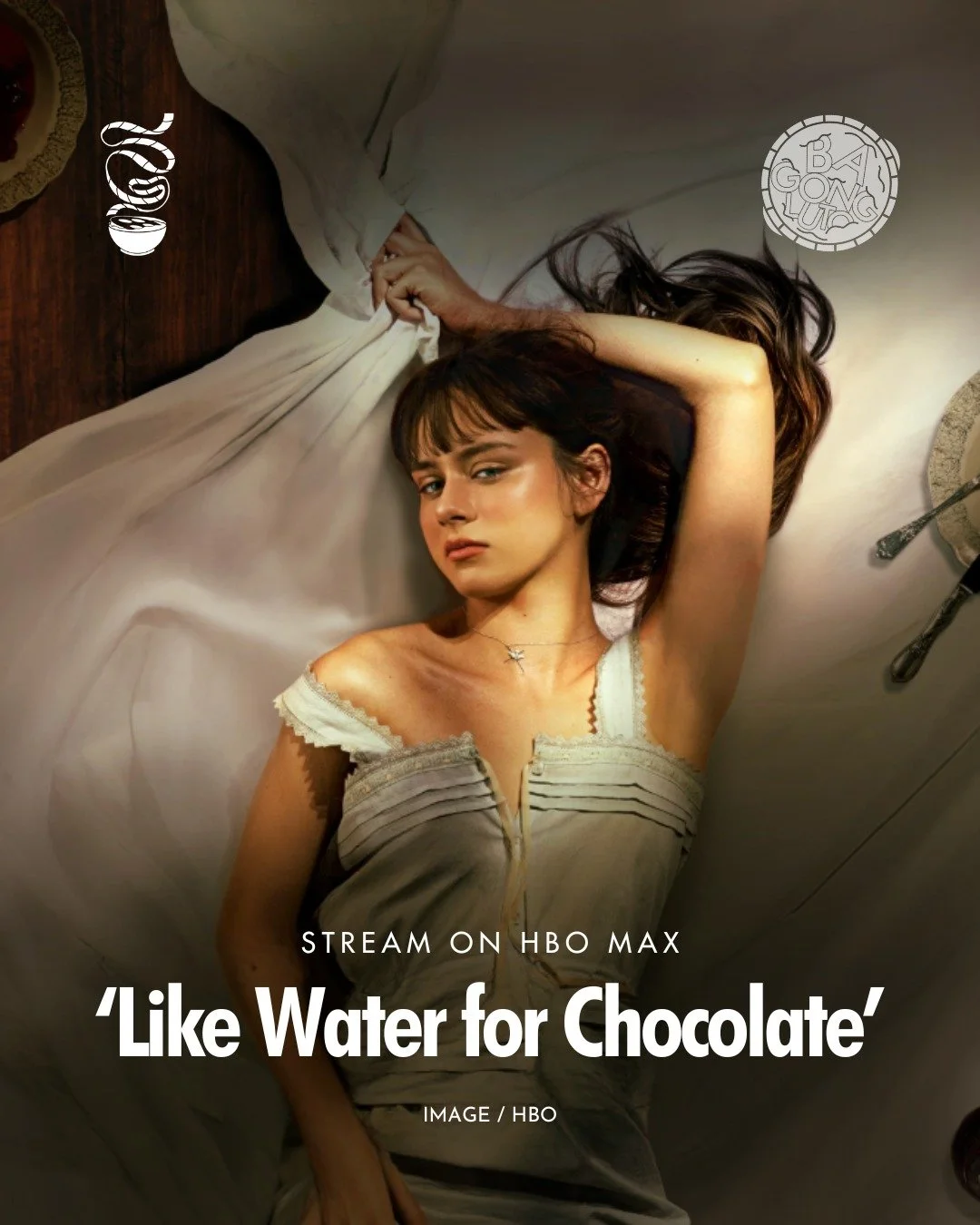LOVE BURNS DEEP.

The 2nd and final season of 'Like Water for Chocolate' is now on HBO Max!

In the final season of this Spanish-language adaptation of the Laura Esquivel novel, Tita (Azul Guaita) is ready to settle for a stable love with Dr. Brown (