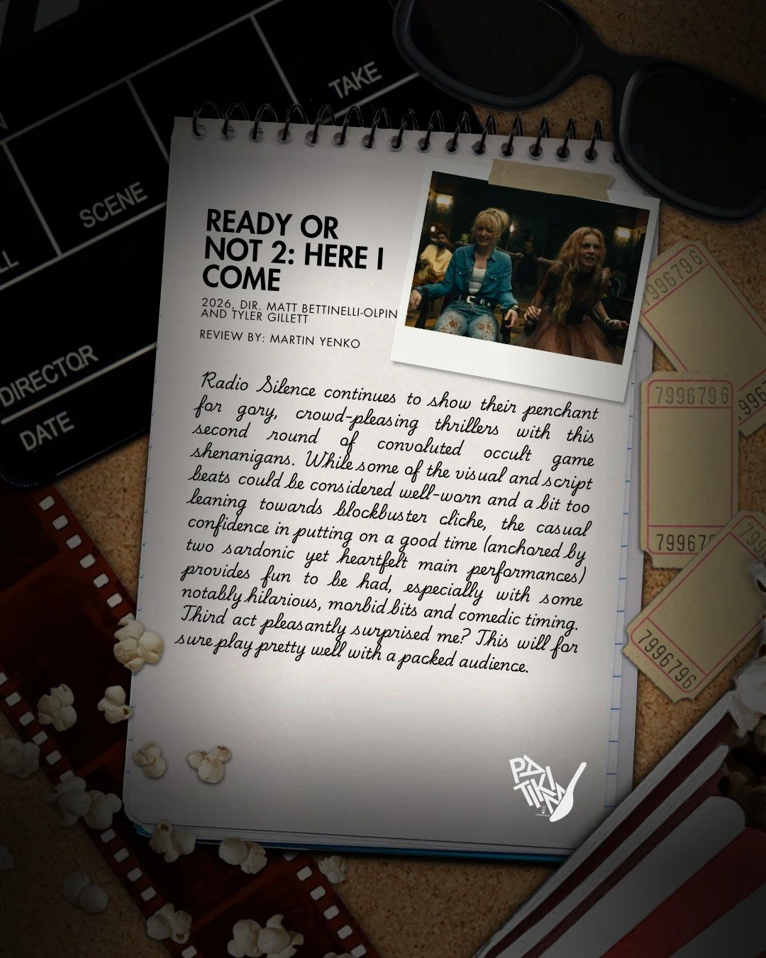 Radio Silence continues to show their penchant for gory, crowd-pleasing thrillers with 'Ready Or Not 2: Here I Come.' Catch the film in cinemas nationwide!

Read Martin's mini review here.