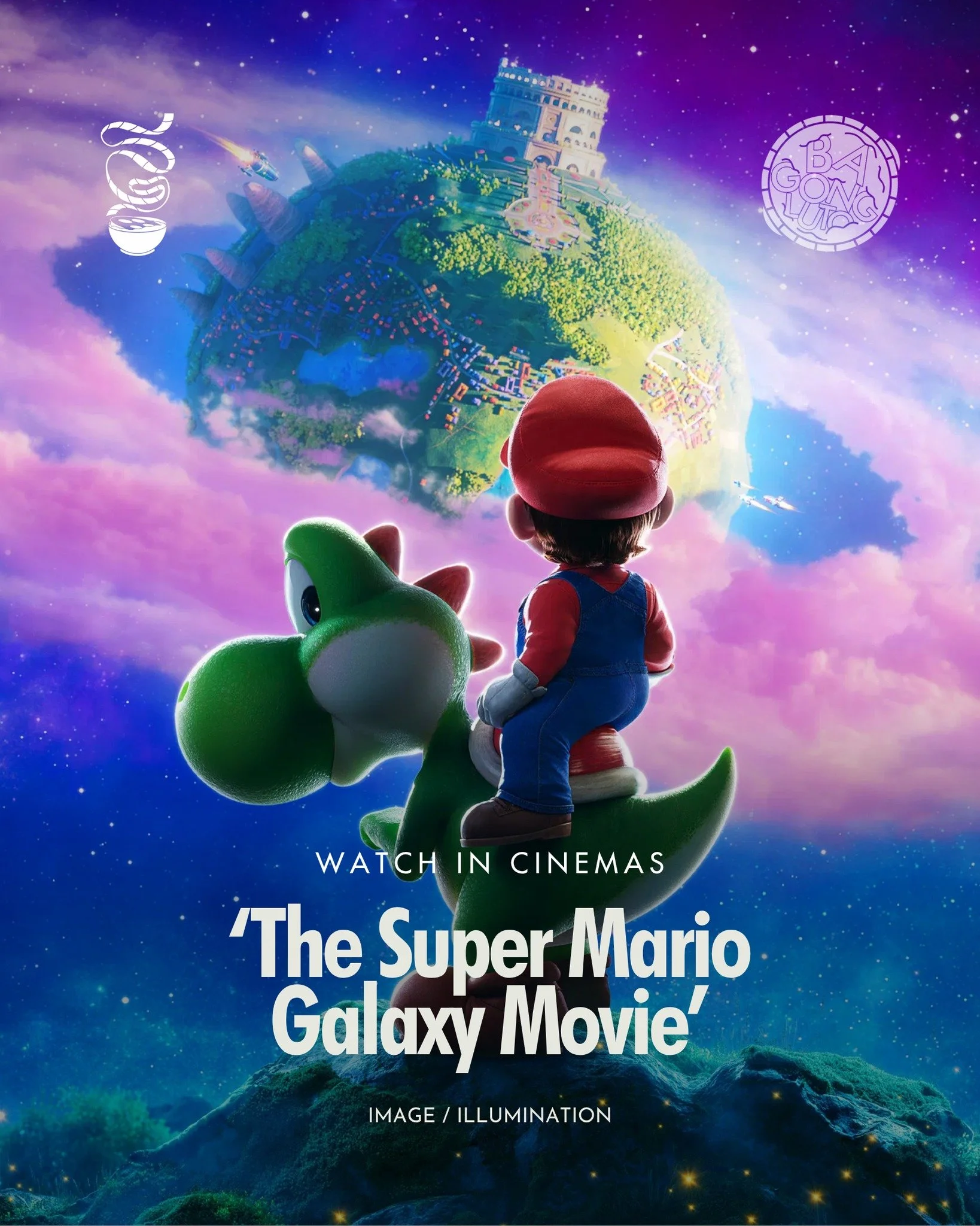 THE GALAXY AWAITS.

'The Super Mario Galaxy Movie' is now showing in cinemas!

The film follows the adventures of Mario, Luigi, Toad, Peach, and Yoshi as they face Bowser Jr. and his plans to liberate his father and restore the family's honor. Chris 