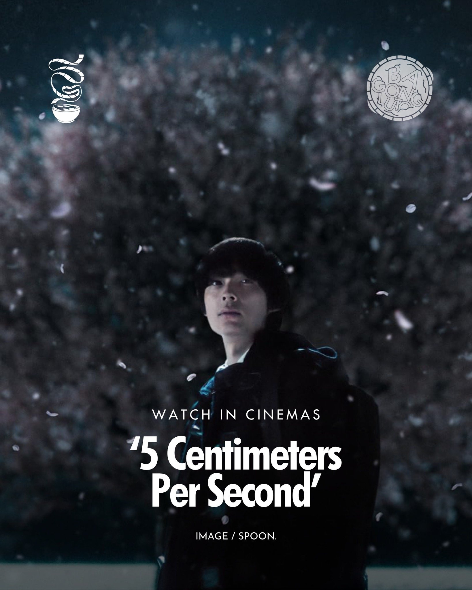 IT&rsquo;S ONLY A MATTER OF TIME.

&lsquo;5 Centimeters Per Second&rsquo; is now showing in SM Cinemas nationwide!

A live adaptation of the acclaimed 2007 anime film by Makoto Shinkai, the story follows Takaki and Akari, who meet in elementary schoo