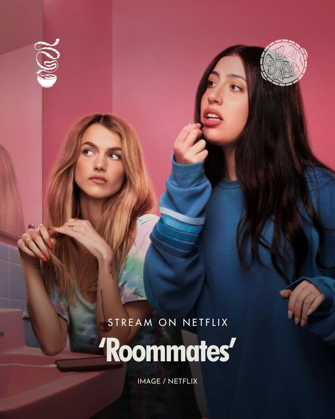 ONE DORM. ZERO BOUNDARIES.

'Roommates' is now streaming on Netflix!

Starring Sadie Sandler and Chloe East, this comedy film centers two college freshmen with wildly different personalities, who must handle living together in the same dormitory.