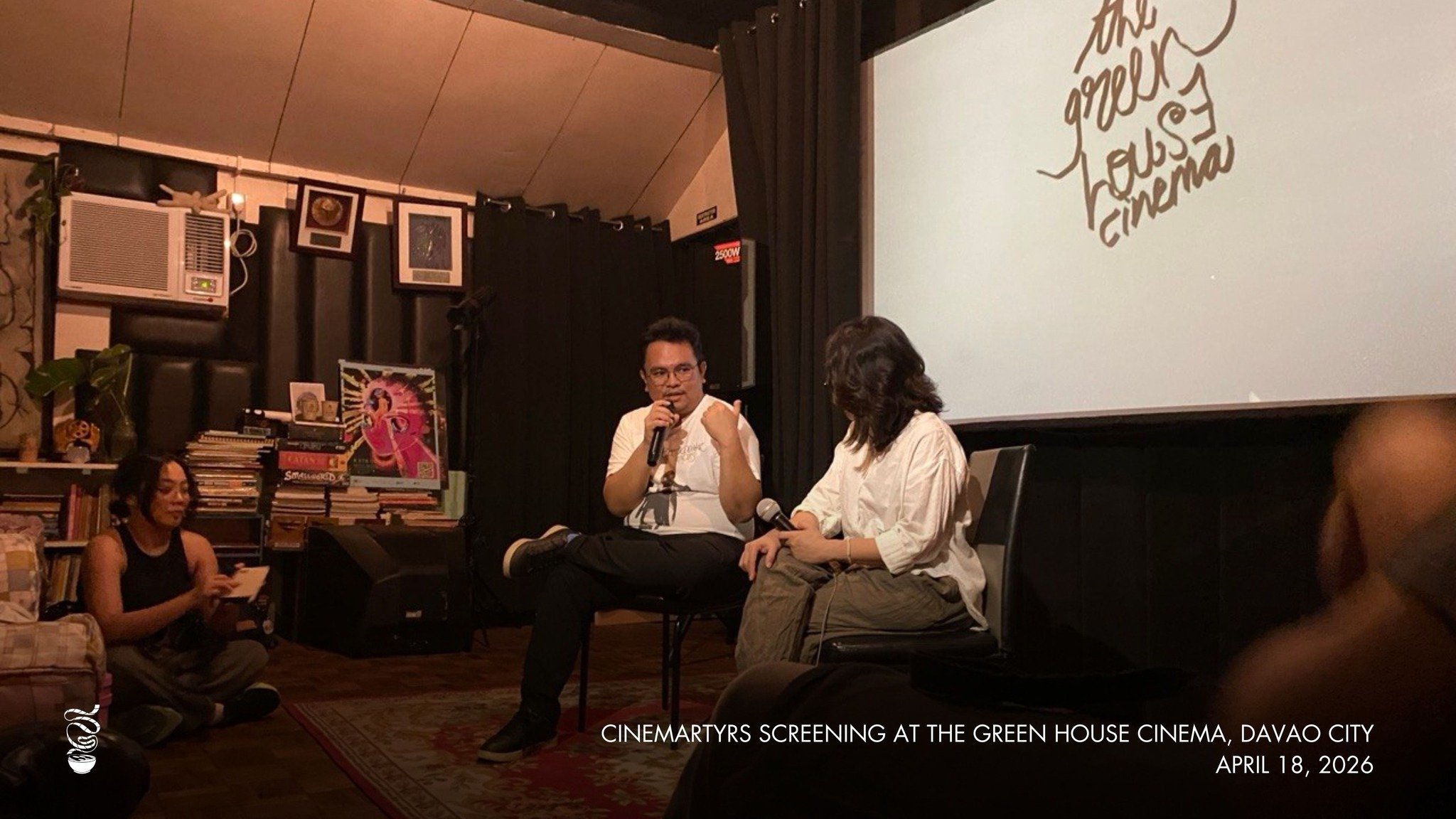 WHAT&rsquo;S COOKING: As part of The Cinema of Sari Dalena: A Retrospective, a local screening of the Cinemalaya 2025 entry &lsquo;Cinemartyrs&rsquo; was held on April 18 at The Green House Cinema in Anda, Davao City, followed by an in-person talkbac