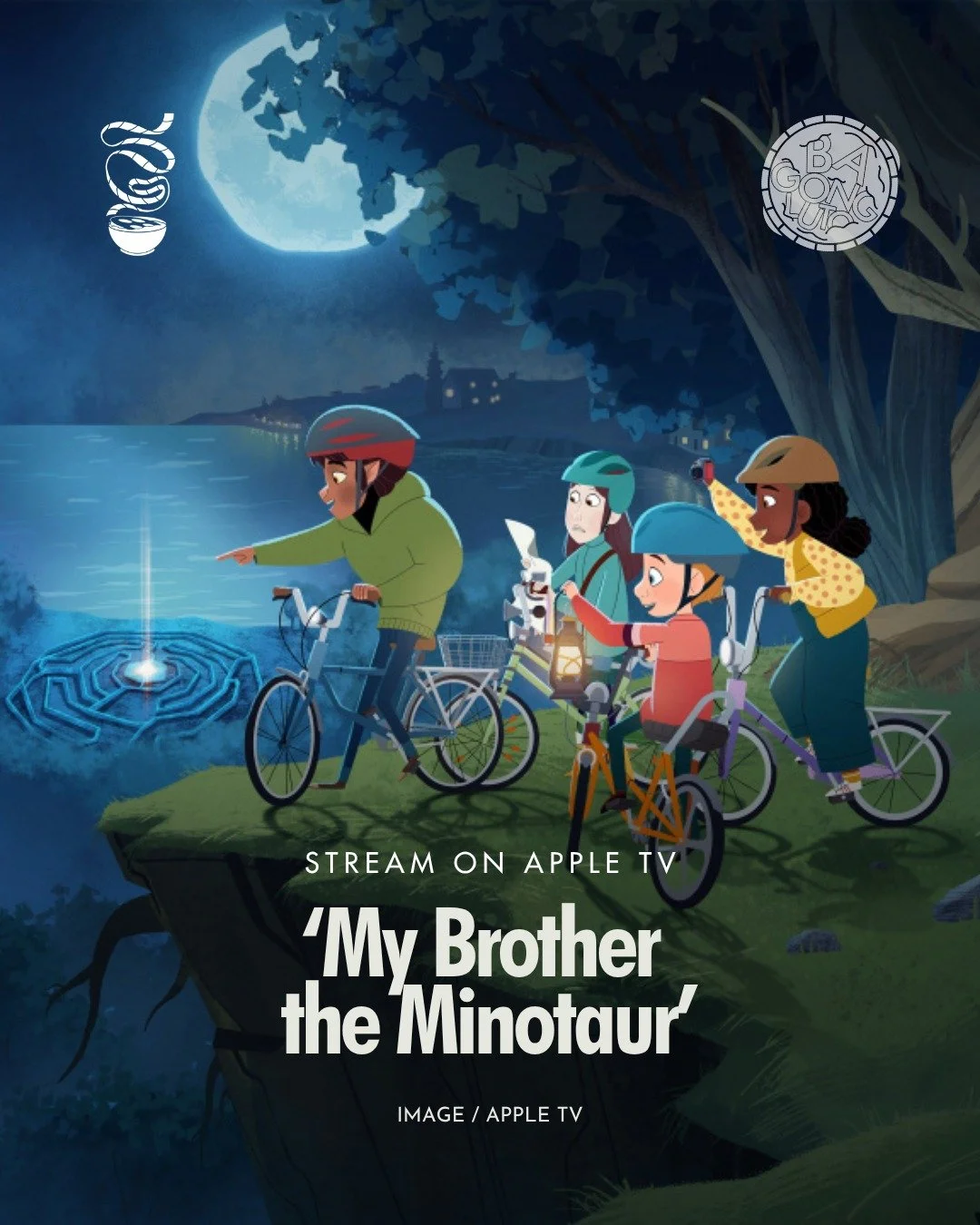 NORMAL IS OVERRATED.

'My Brother the Minotaur' is now streaming on Apple TV!

Created by Donal Mangan and directed by Maurice Joyce, this animated children's series follows a young boy with minotaur heritage, who leads his group of friends on an adv