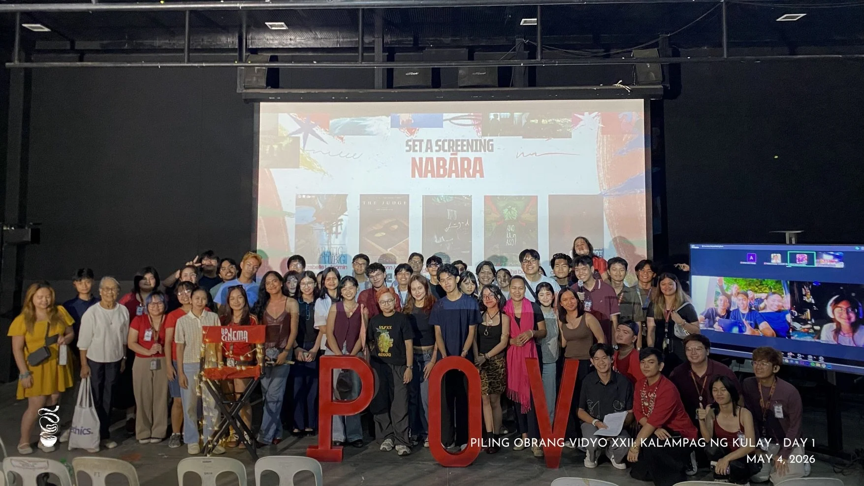 WHAT&rsquo;S COOKING: UP Cinema launches the first day of the Piling Obrang Vidyo XXII: Kalampag ng Kulay Film Festival at UPFI Film Studio, featuring screenings and talkback sessions with student filmmakers. POV XXII runs from May 4 to May 11 at UP 