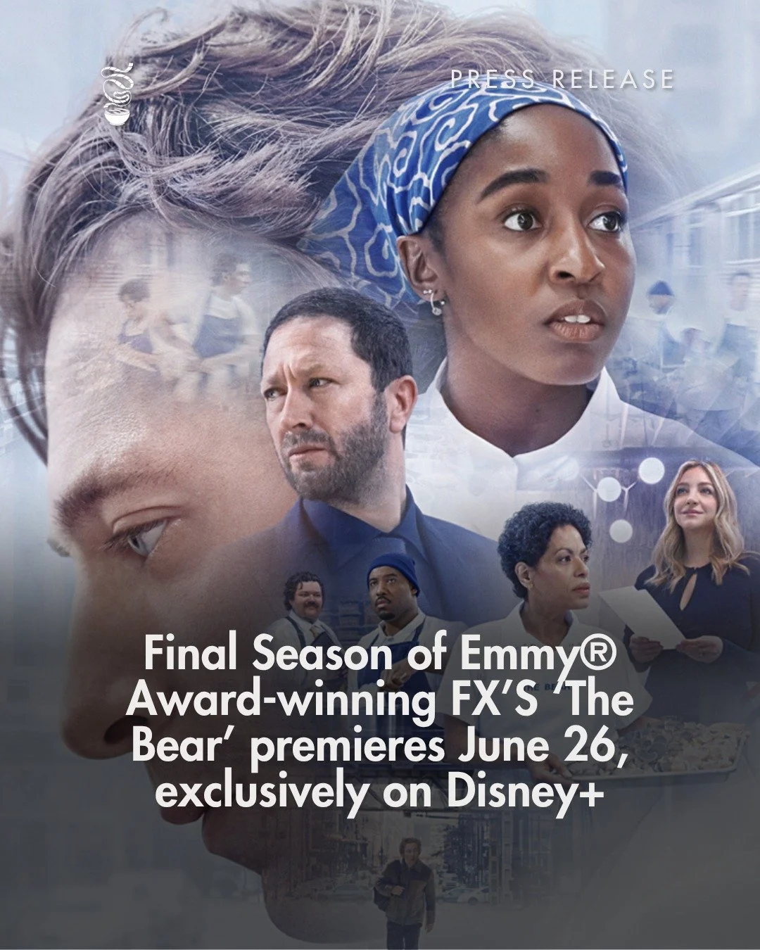 Disney+ announced FX&rsquo;s &ldquo;The Bear,&rdquo; the critically acclaimed, Emmy&reg; Award-winning hit series, will premiere its fifth and final season on Friday, June 26 exclusively on Disney+. All eight episodes will be available to stream on J