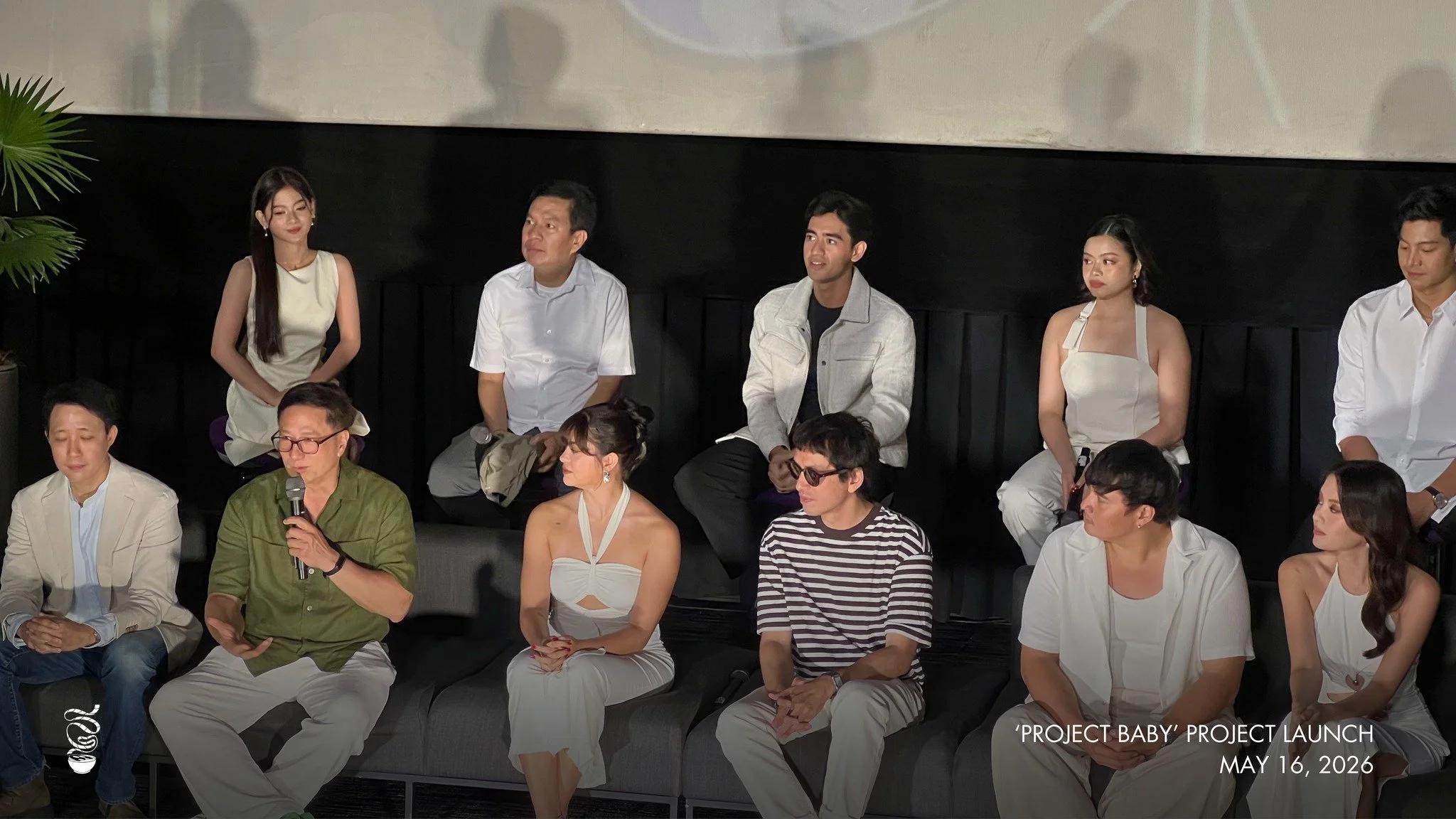 WHAT'S COOKING: The #ProjectBabyProjectLaunch was held yesterday, May 16. The film stars Rico Blanco and Sue Ramirez.

#ProjectBaby opens this June 10 in Philippine cinemas. | 📸 Chadson Redondo, SINEGANG.ph