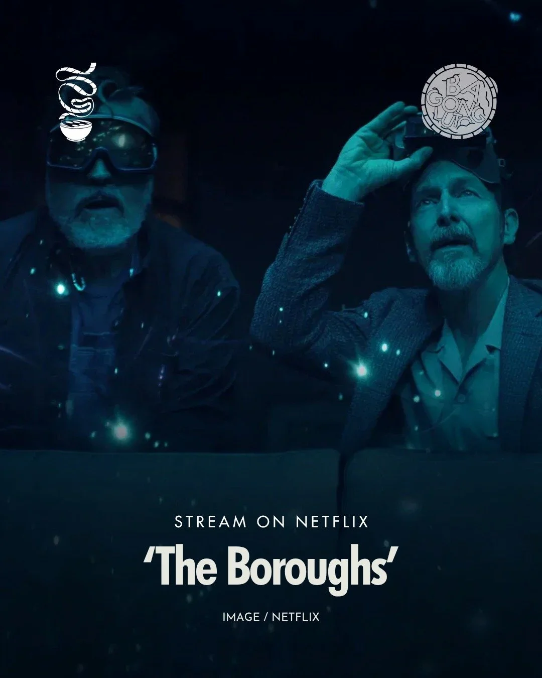YOU'LL HAVE THE TIME OF YOUR LIFE!

'The Boroughs' is now streaming on Netflix!

The sci-fi television series starring Alfred Molina, Geena Davis, Alfre Woodard, Bill Pullman, and Clarke Peters centers a quiet retirement community that work together 
