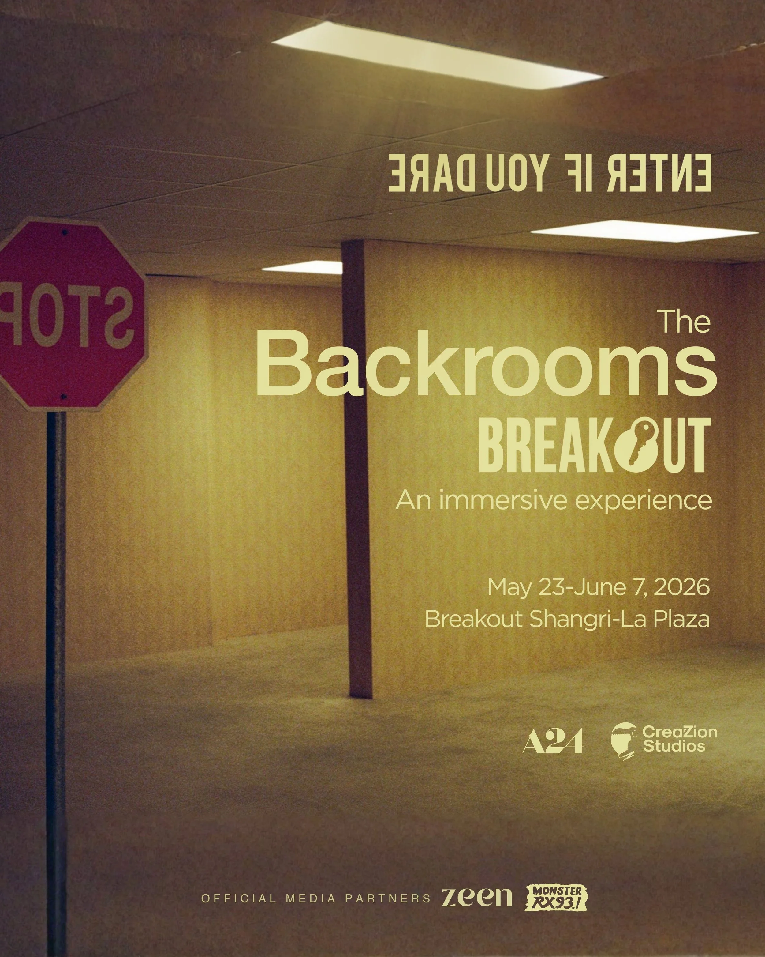 Enter at Your Own Risk: The ‘Backrooms Immersive Experience’ Opens Ahead of the Philippine Release of A24-CreaZion Studios Horror Event ‘Backrooms’