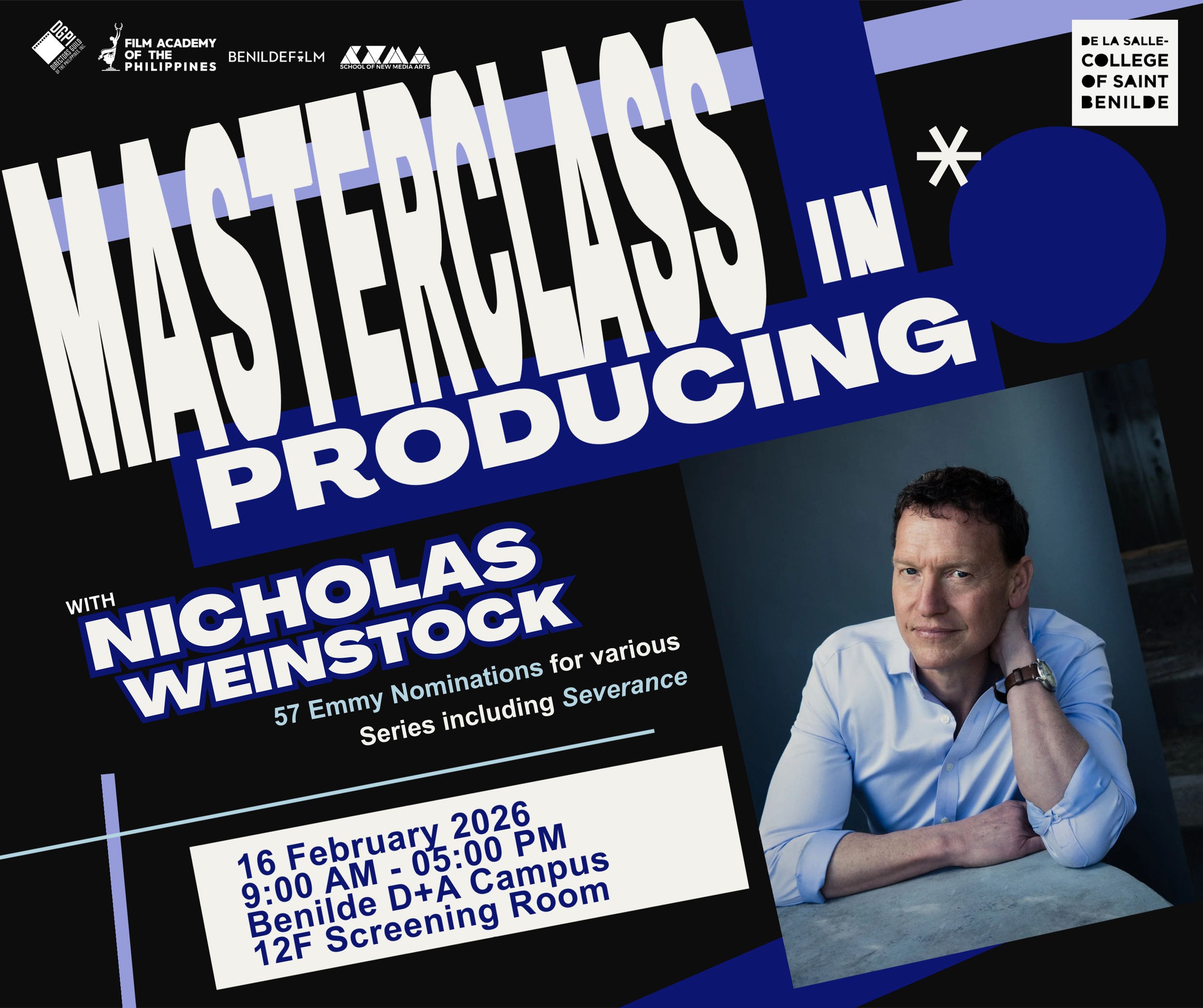 DGPI Masterclass with Emmy-nominated producer Nicholas Weinstock
