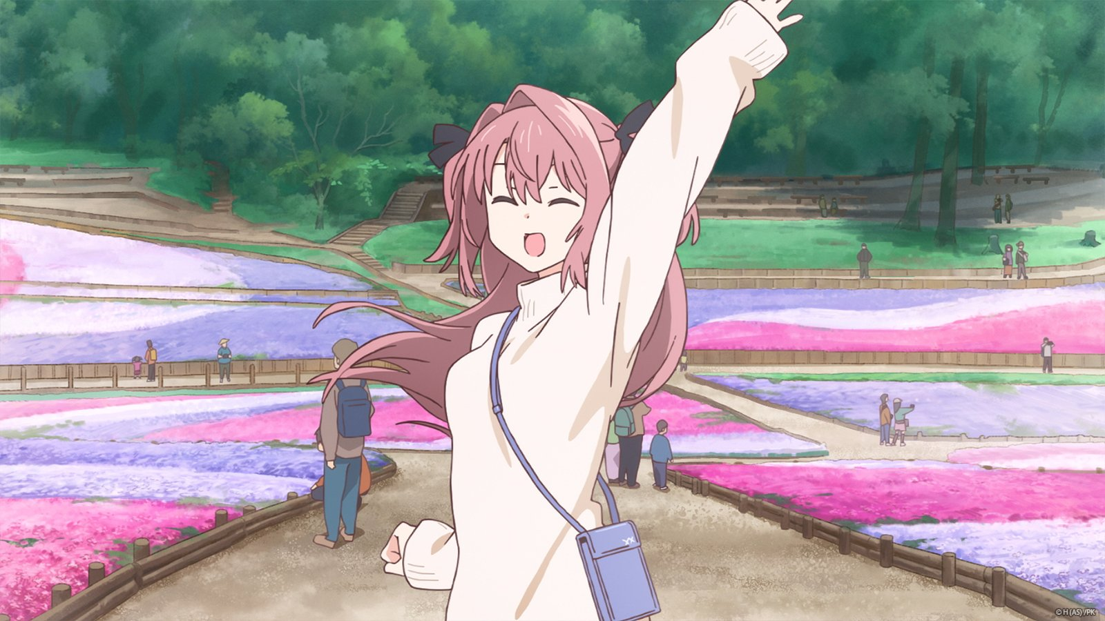 Botan in a field of flowers / Photo still from show proper