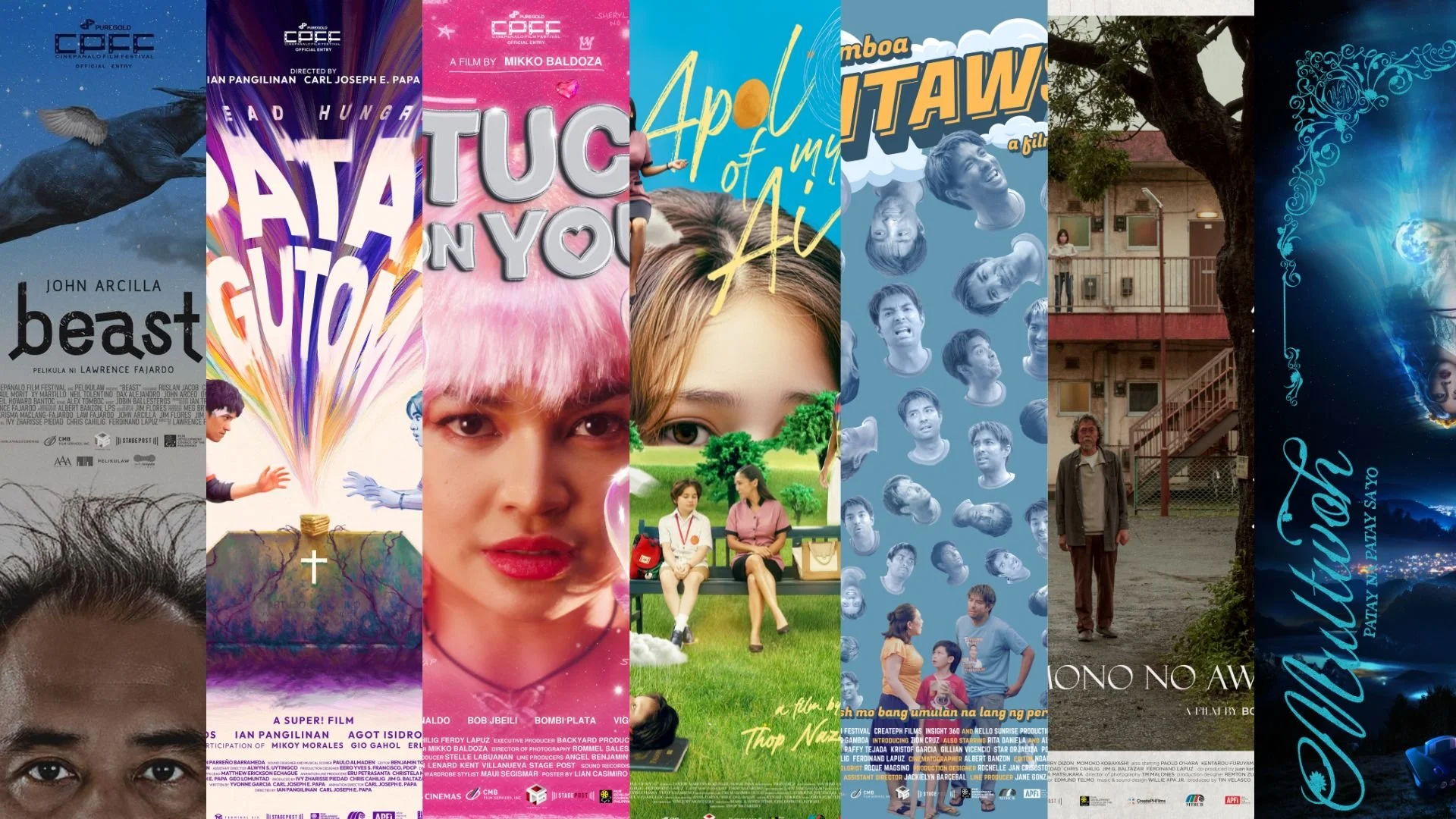 A First Look at Seven Panalo Visions: Puregold CinePanalo Unveils 2026 Full-Length Film Posters