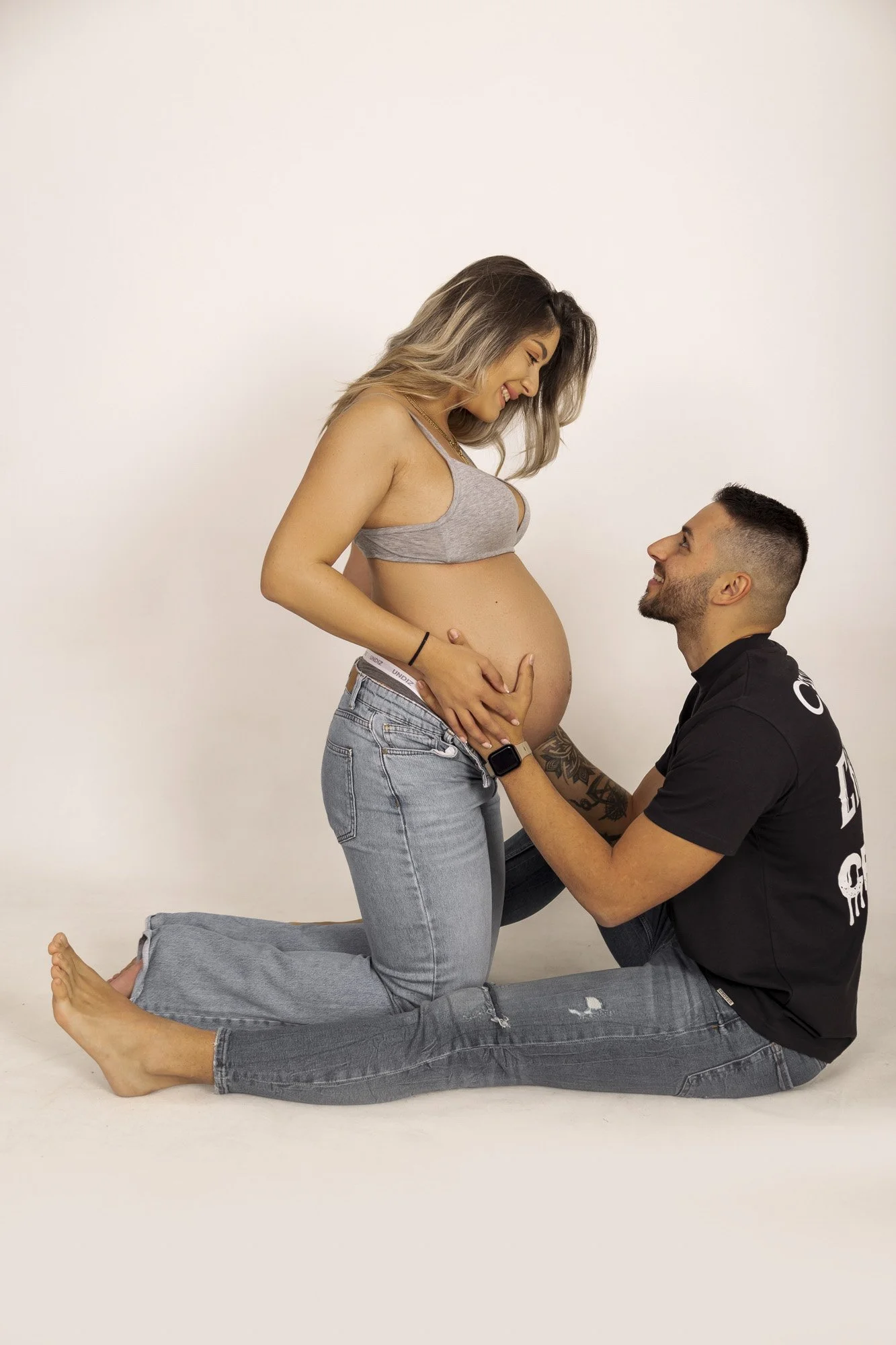 Studio maternity photography