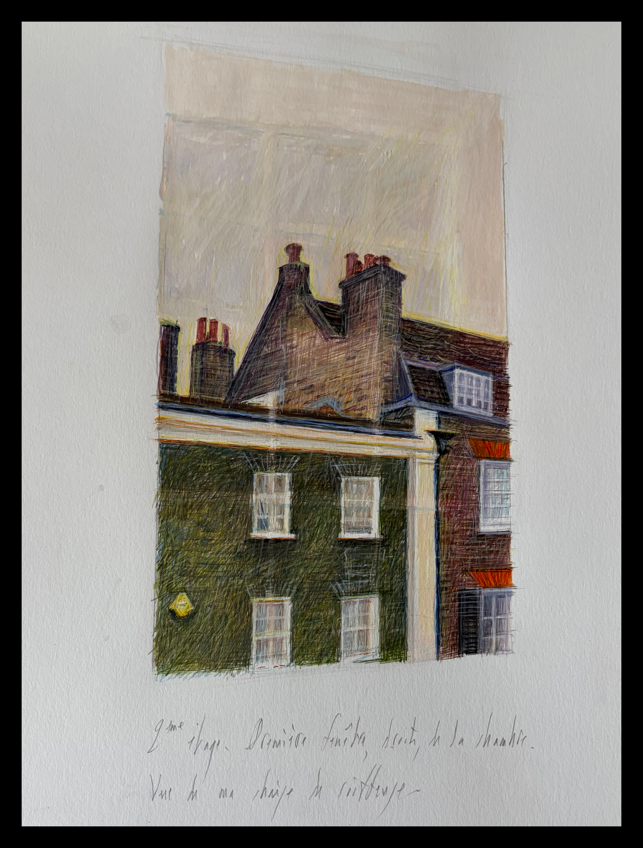 « Adieu Holland street » - 4/18 - gouache on paper