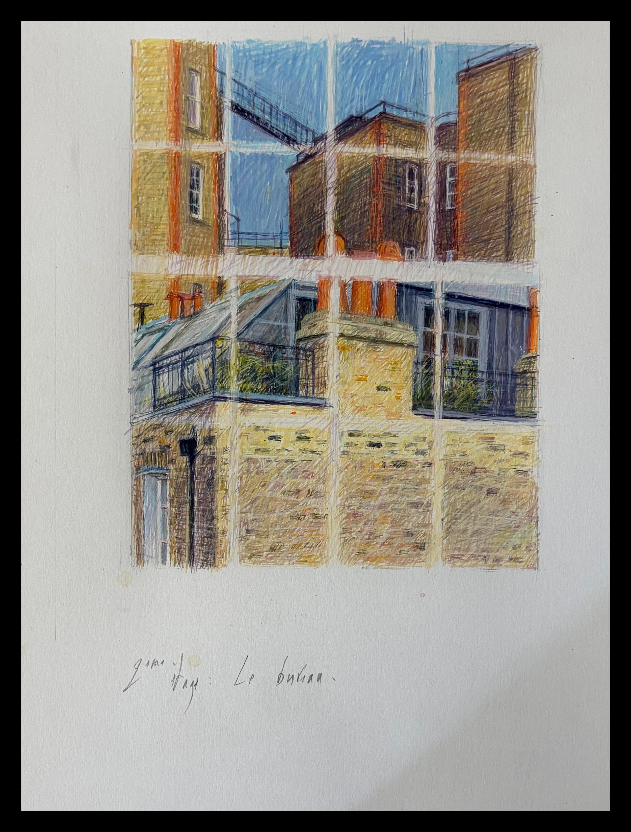 « Adieu Holland street » - 5/18 - gouache on paper