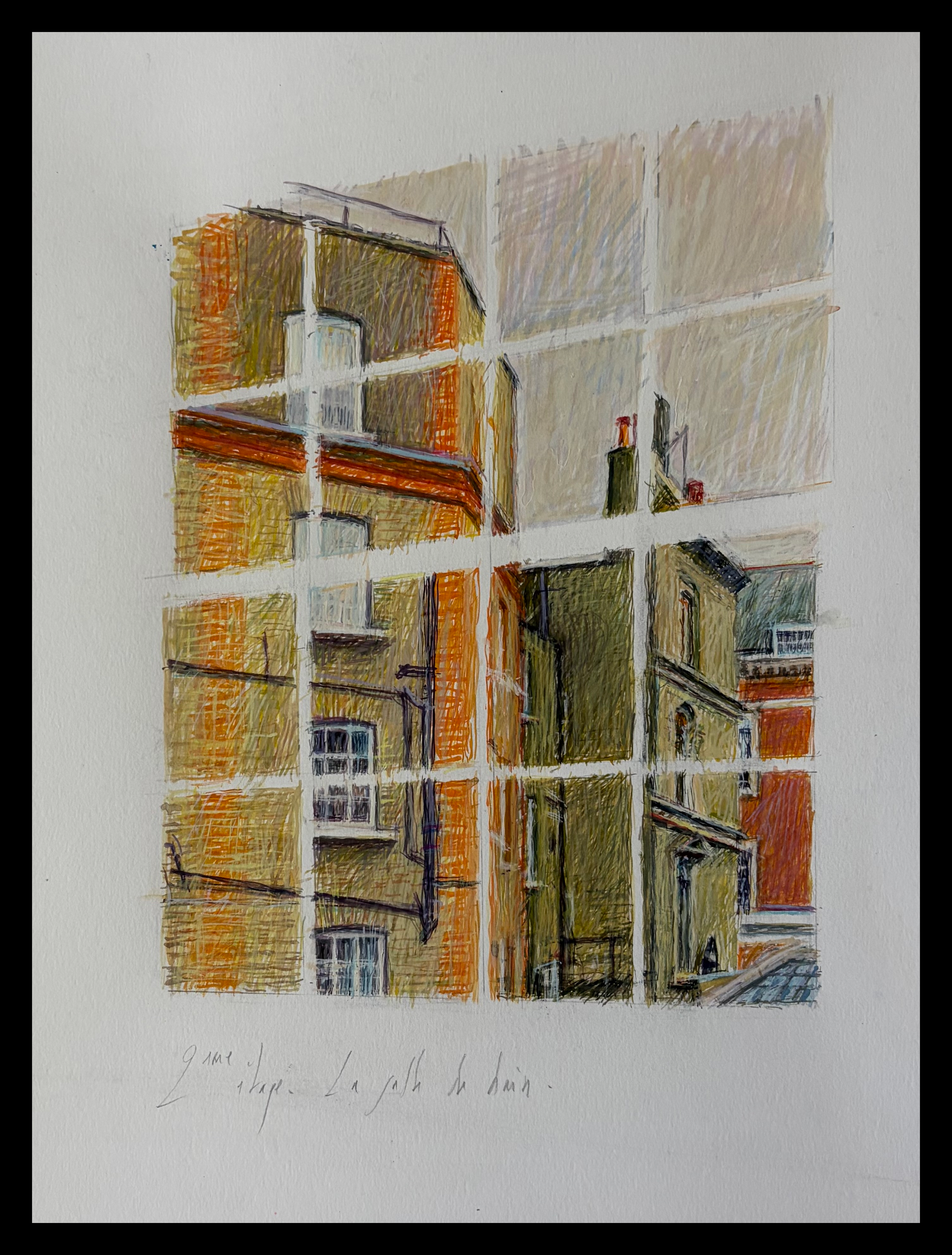 « Adieu Holland street » - 3/18 - gouache on paper