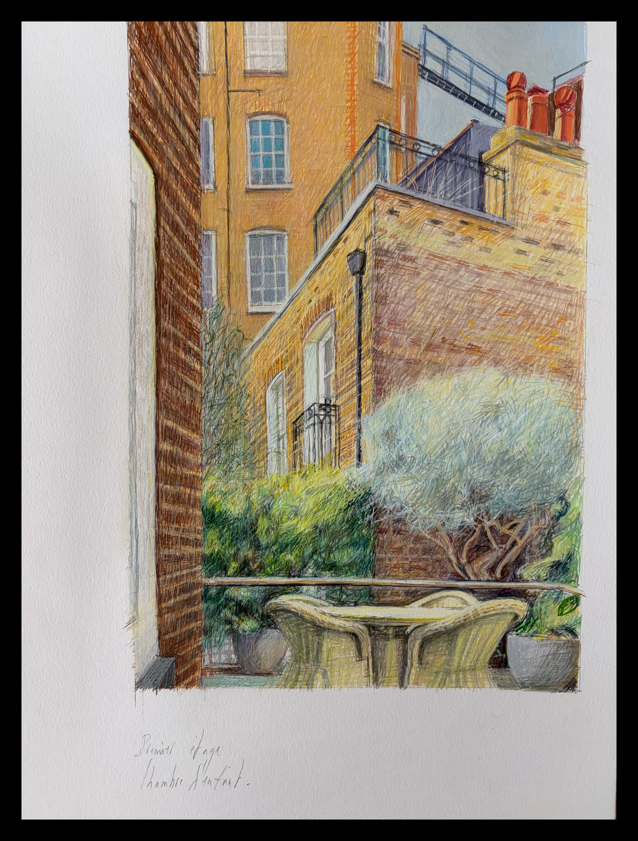 « Adieu Holland street » - 2/18 - gouache on paper