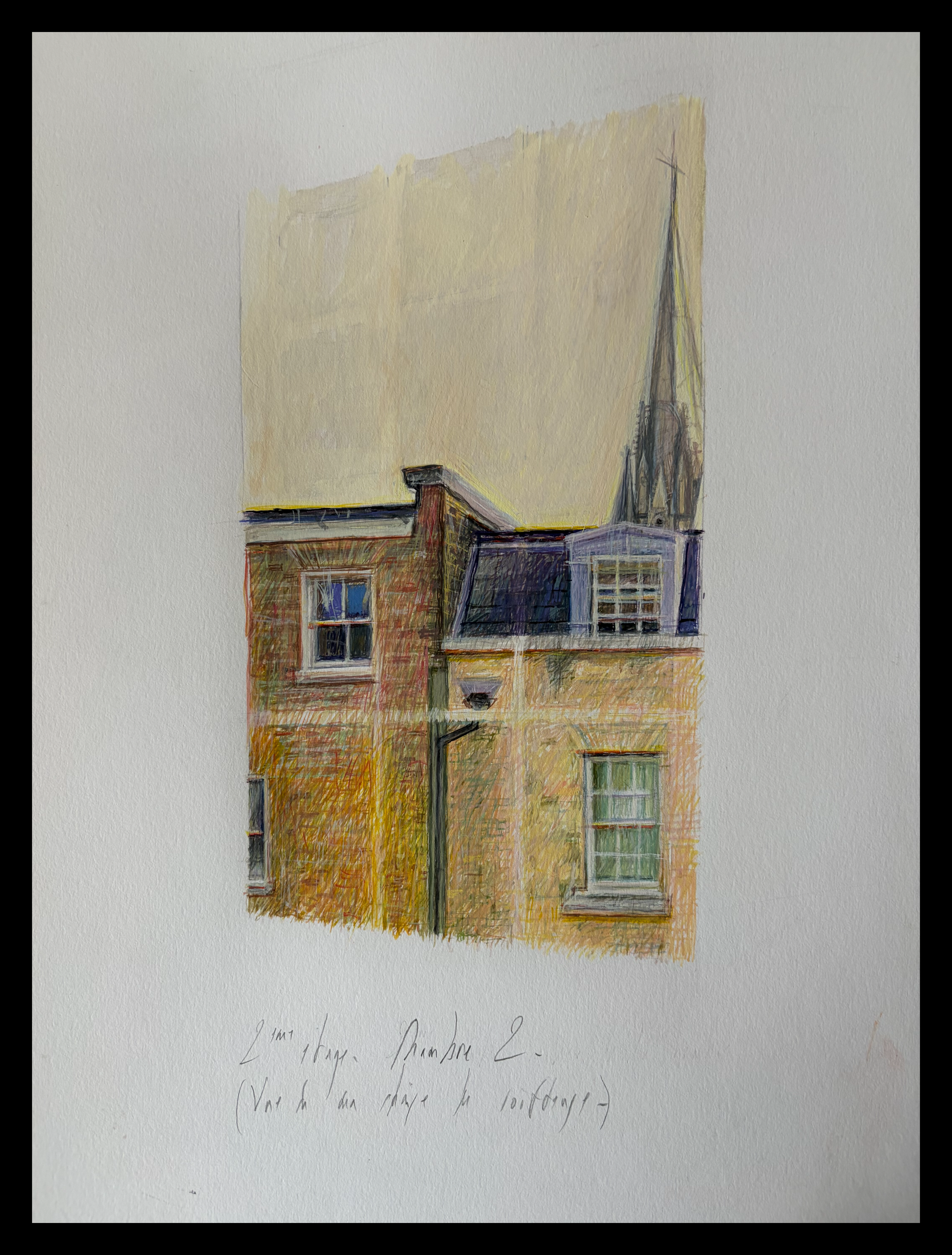 « Adieu Holland street » - 1/18 - gouache on paper