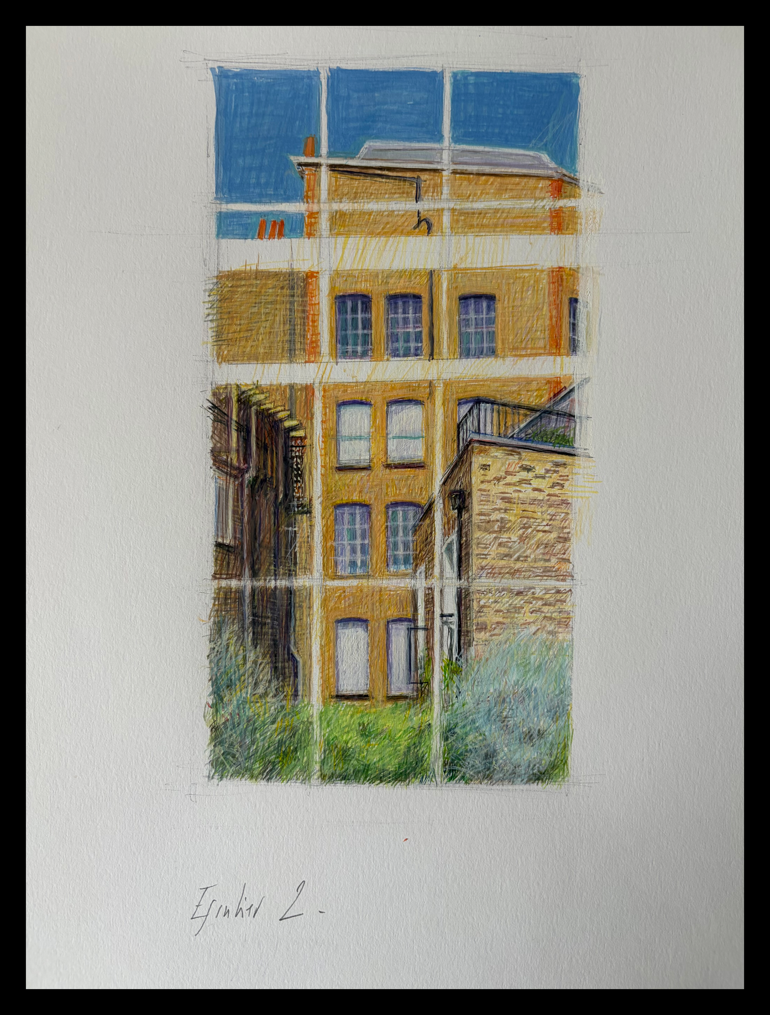 « Adieu Holland street » - 6/18 - gouache on paper