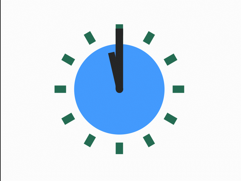 Animated Clock based on an old sign, Huh?!