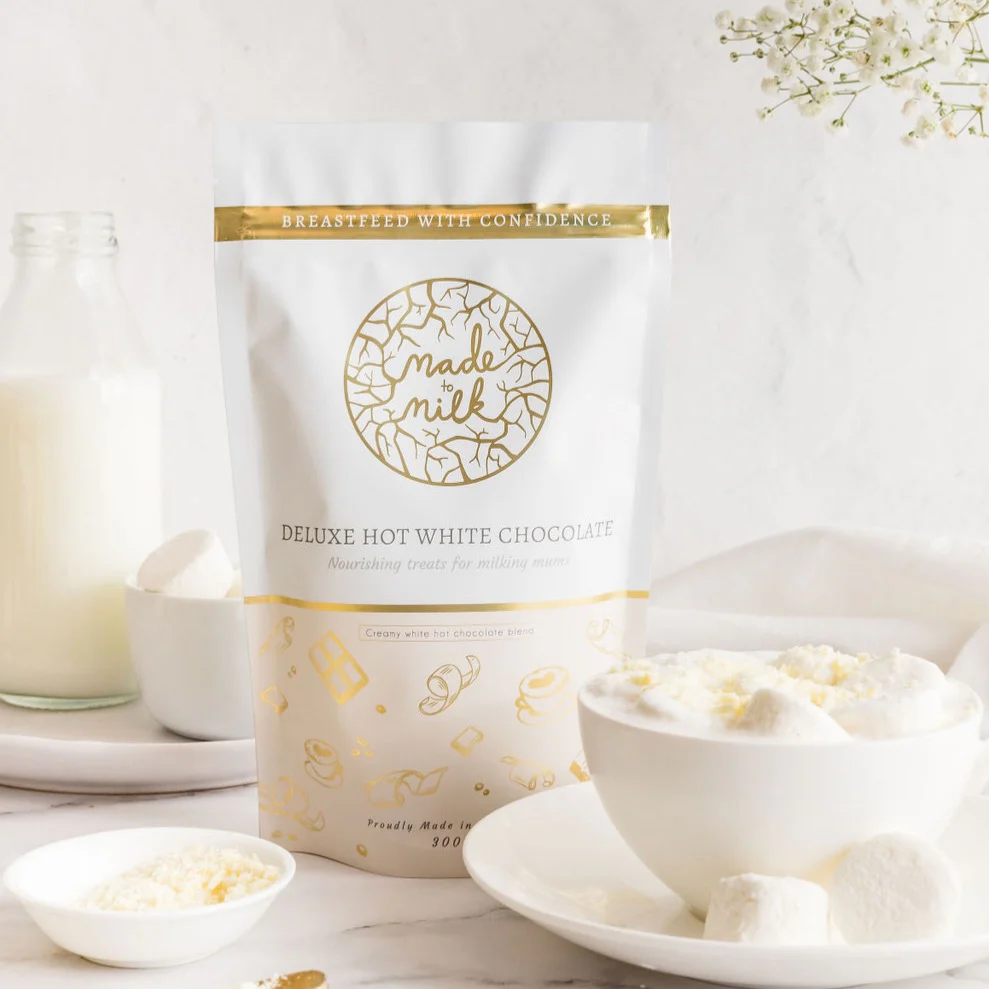 Made to Milk white hot chocolate