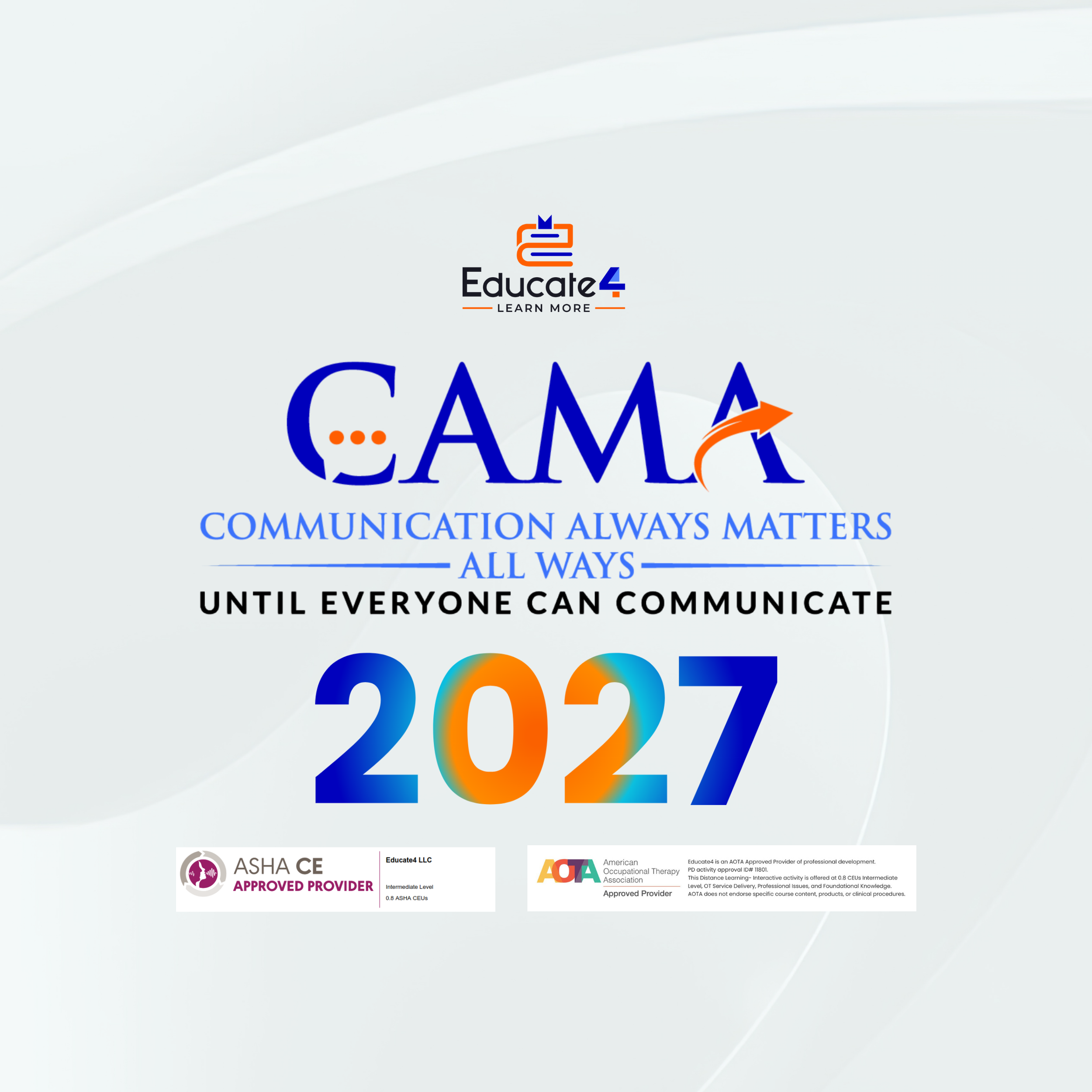 CAMA 2027 May 7th Ticket