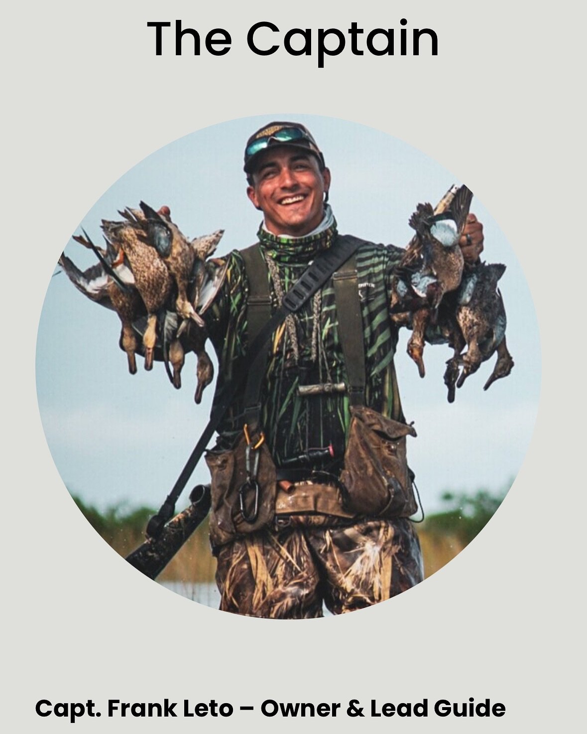 Growing &amp; Getting Better Daily
🦆 🎣 
 Cast and Blast FL Outfitters website is up so please come visit us and see what we have to offer!! The concept of this page is for all of my closest friends in life as well as in this industry to grow togeth