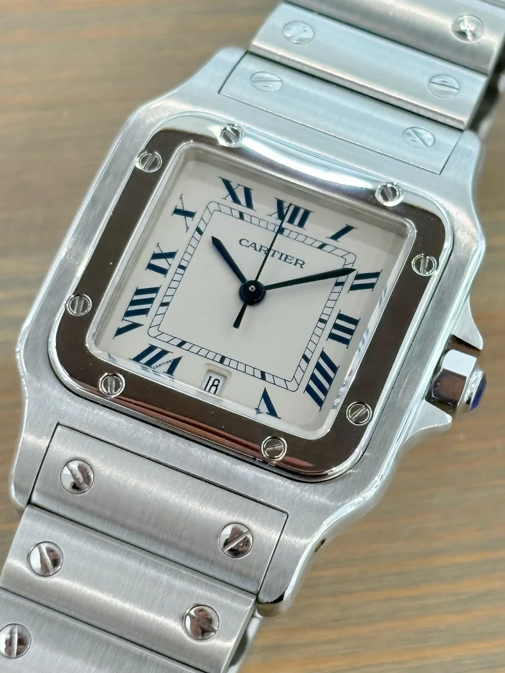 1990 Cartier Santos Galbée W20018D6 Stainless Steel | Robin Henry
