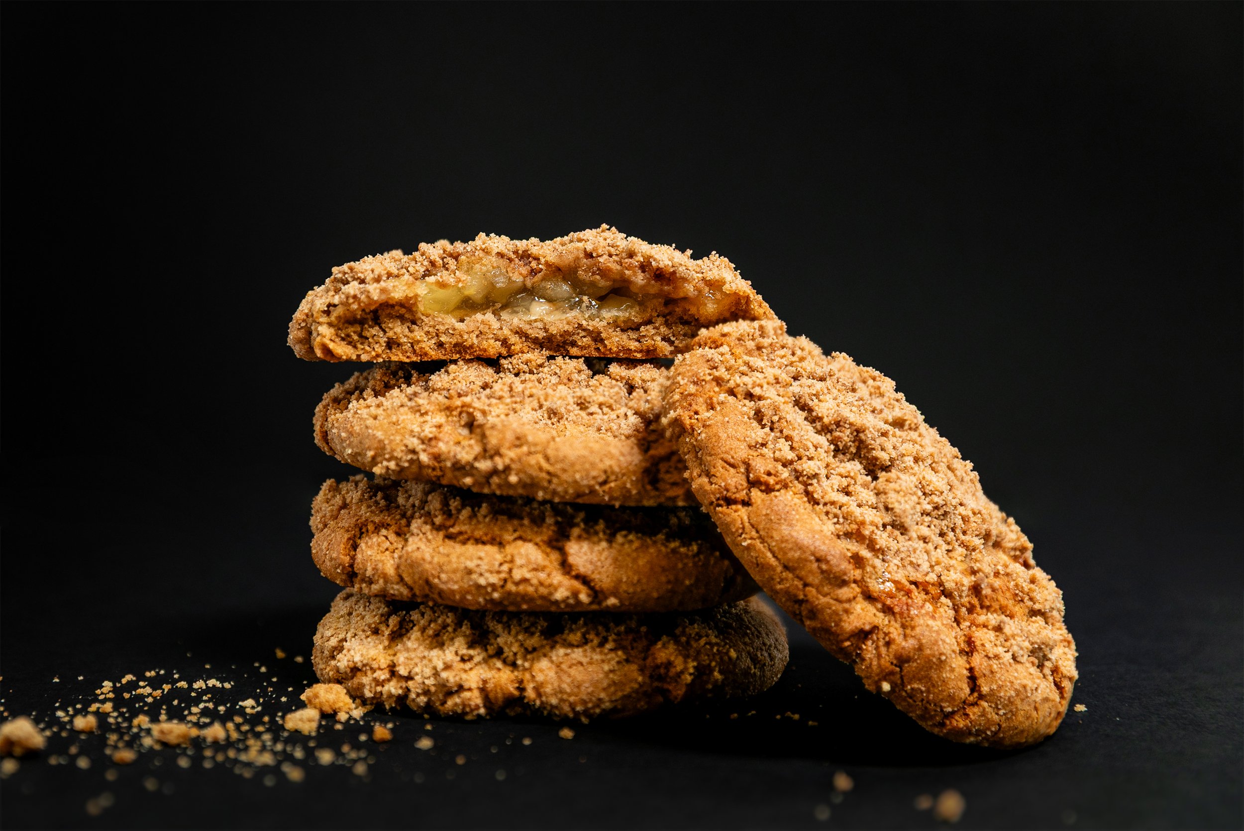 vegan Apple Crumble Cookies