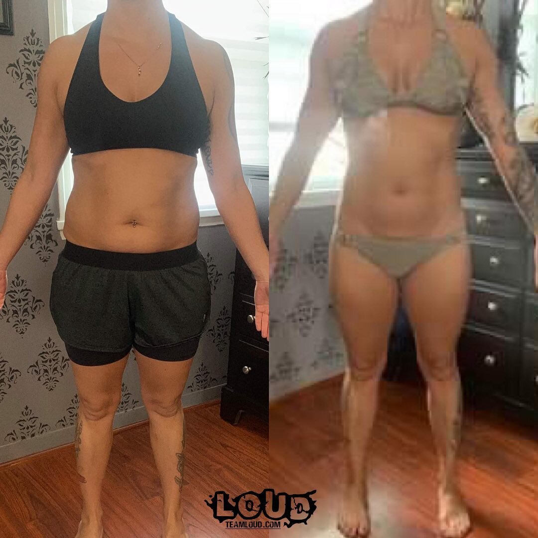 Shout out to client Amy on the hard work she&rsquo;s put in thus far!
➖
Amy has been working with coach @fitbaileywhit since May of 2020. The goal was to lose a bit of bodyfat for a leaner and more athletic physique. During the initial dieting phase,