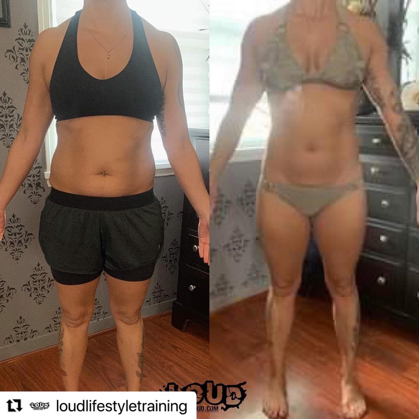 #Repost @loudlifestyletraining with @make_repost
・・・
Shout out to client Amy on the hard work she&rsquo;s put in thus far!
➖
Amy has been working with me since May of 2020. The goal was to lose a bit of bodyfat for a leaner and more athletic physique