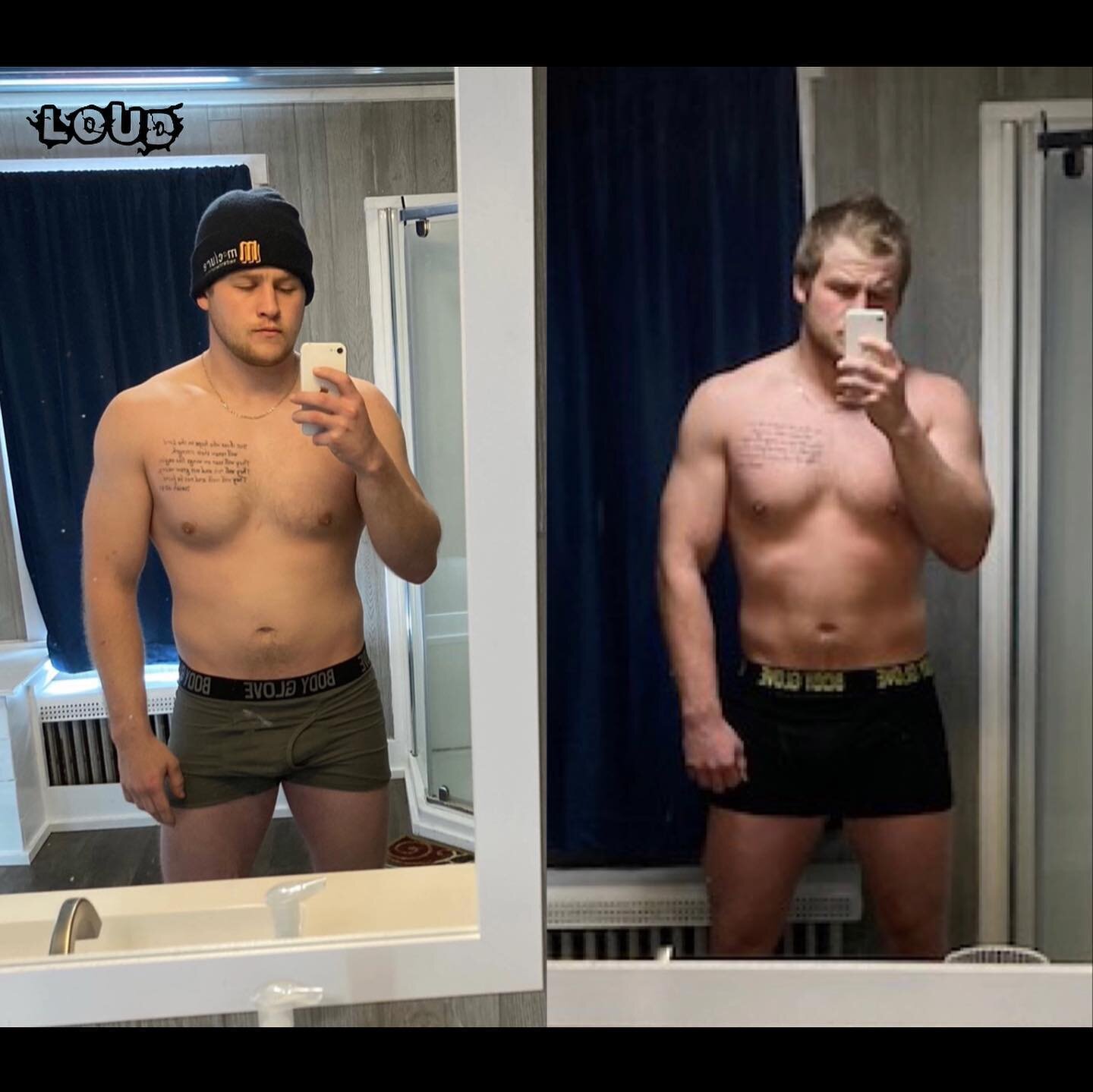 ‼️𝐋𝐞𝐬𝐬 𝐓𝐡𝐚𝐧 𝐚 𝟐 𝐌𝐨𝐧𝐭𝐡 𝐃𝐢𝐟𝐟𝐞𝐫𝐞𝐧𝐜𝐞‼️⁣
⁣
Shoutout to a long-time friend of mine and client @croman33 for his progress he&rsquo;s made in such short little time.⁣
⁣
With plenty of time to go yet, Hunter has demonstrated his dilig