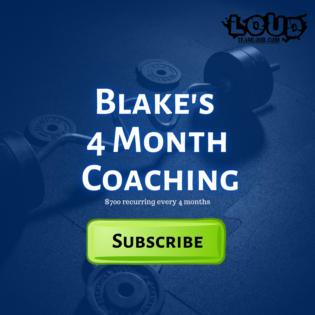 4 month coaching - $700 recurring every 4 months