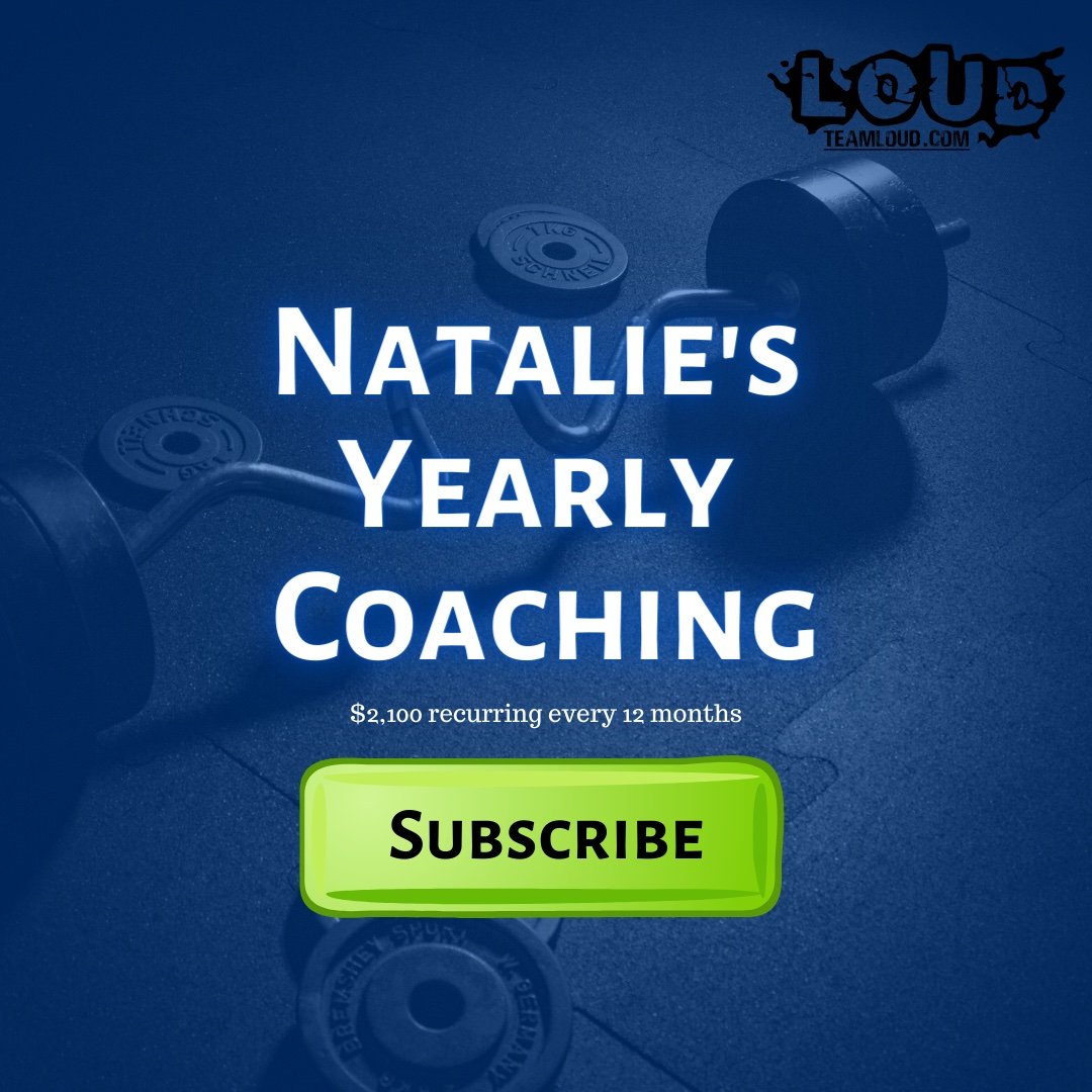 12 month coaching - $2,100 recurring every 12 months