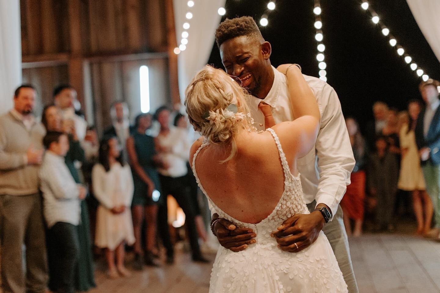One of my absolute favorite parts of this job is seeing what. a. blast. these couples have dancing together on their wedding day. Look at these two - how can you see this and NOT smile? ✨

📸 @hollyshankland

#wedding #firstdance #weddingdance #dance