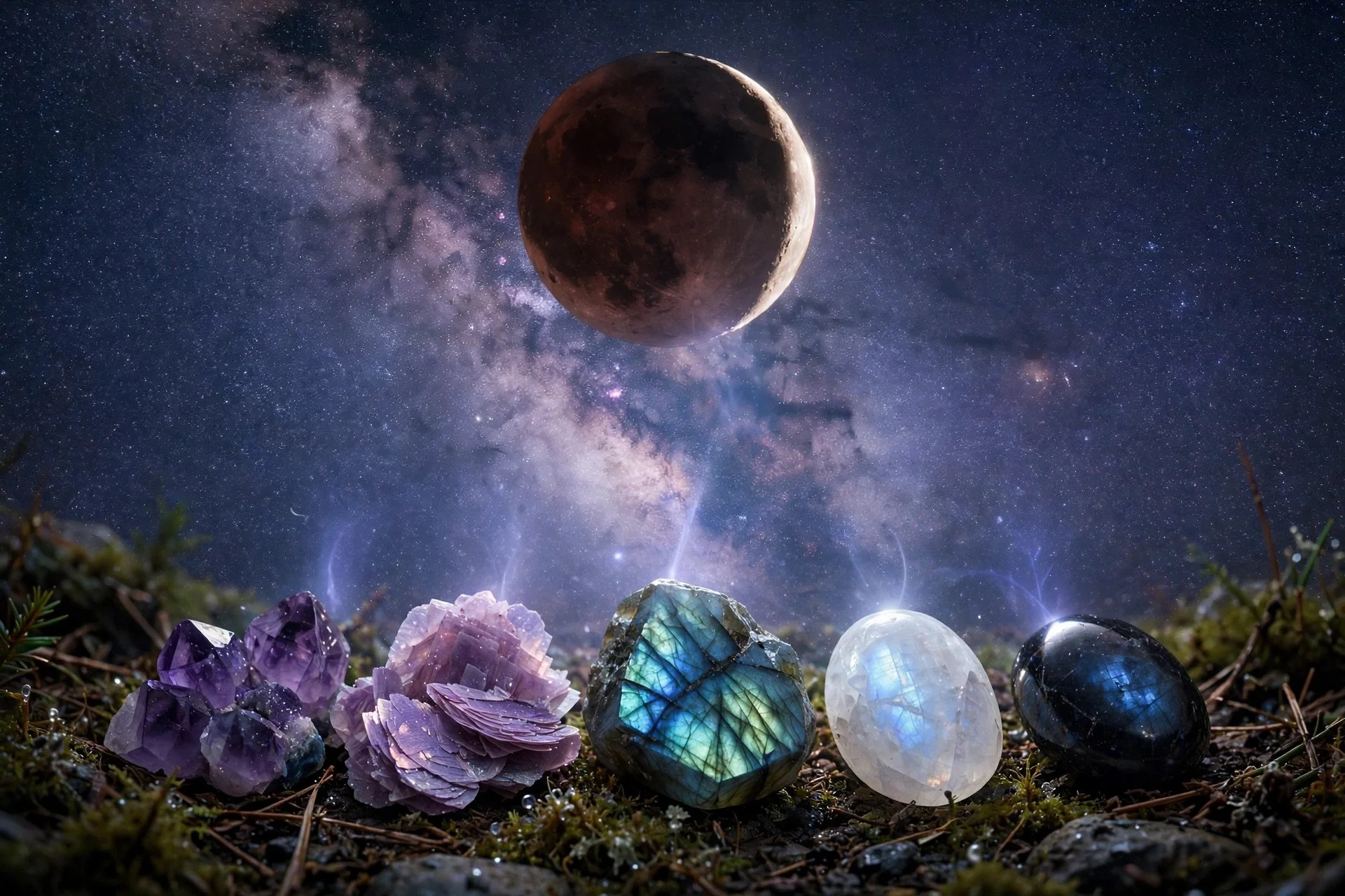 Lunar Eclipse Crystal Charging 