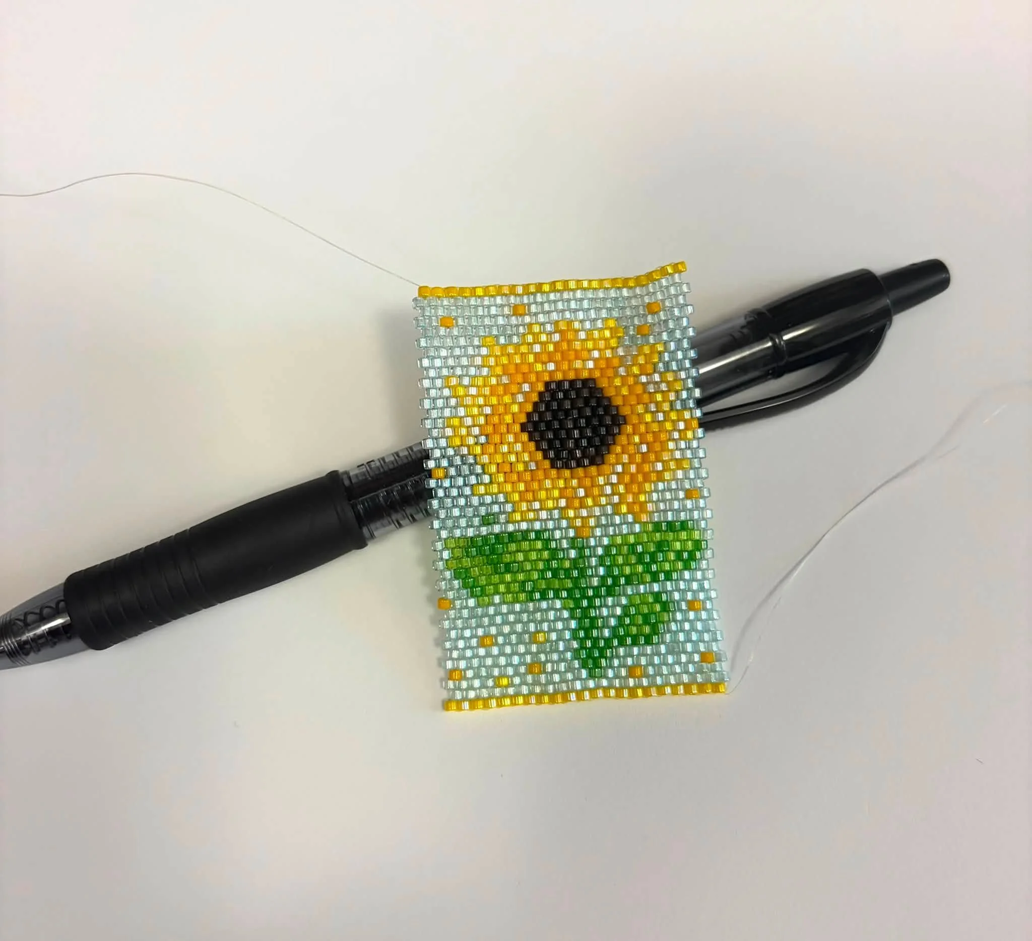 Blooming Sunflower Pen Wrap