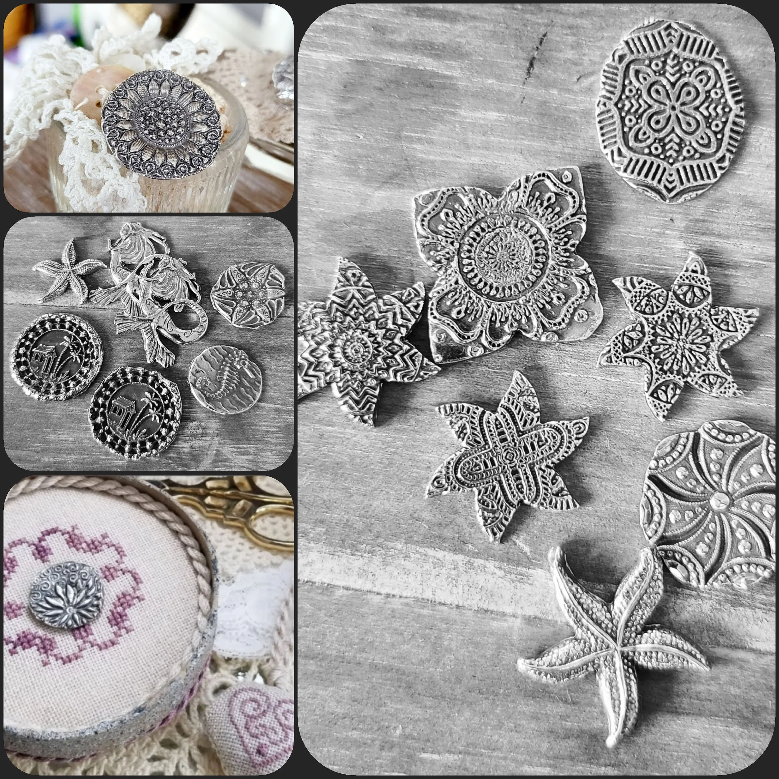  Silver Clay Charm Morning with Michelle Arsenault 