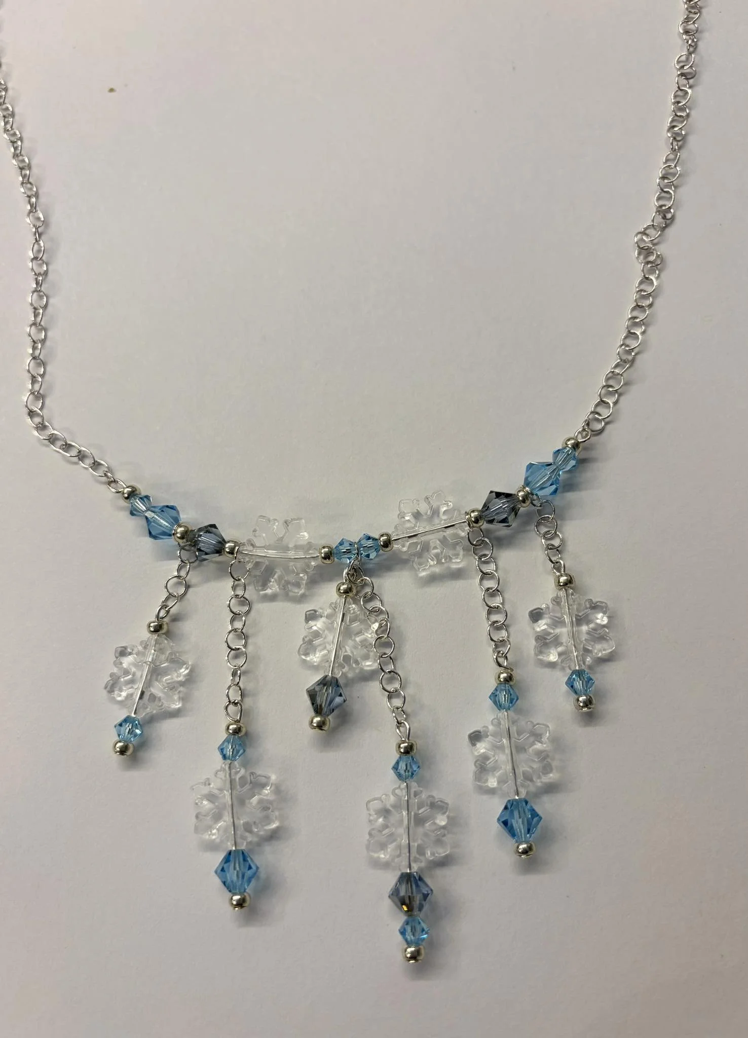 Snowflake Necklace In Studio Only 