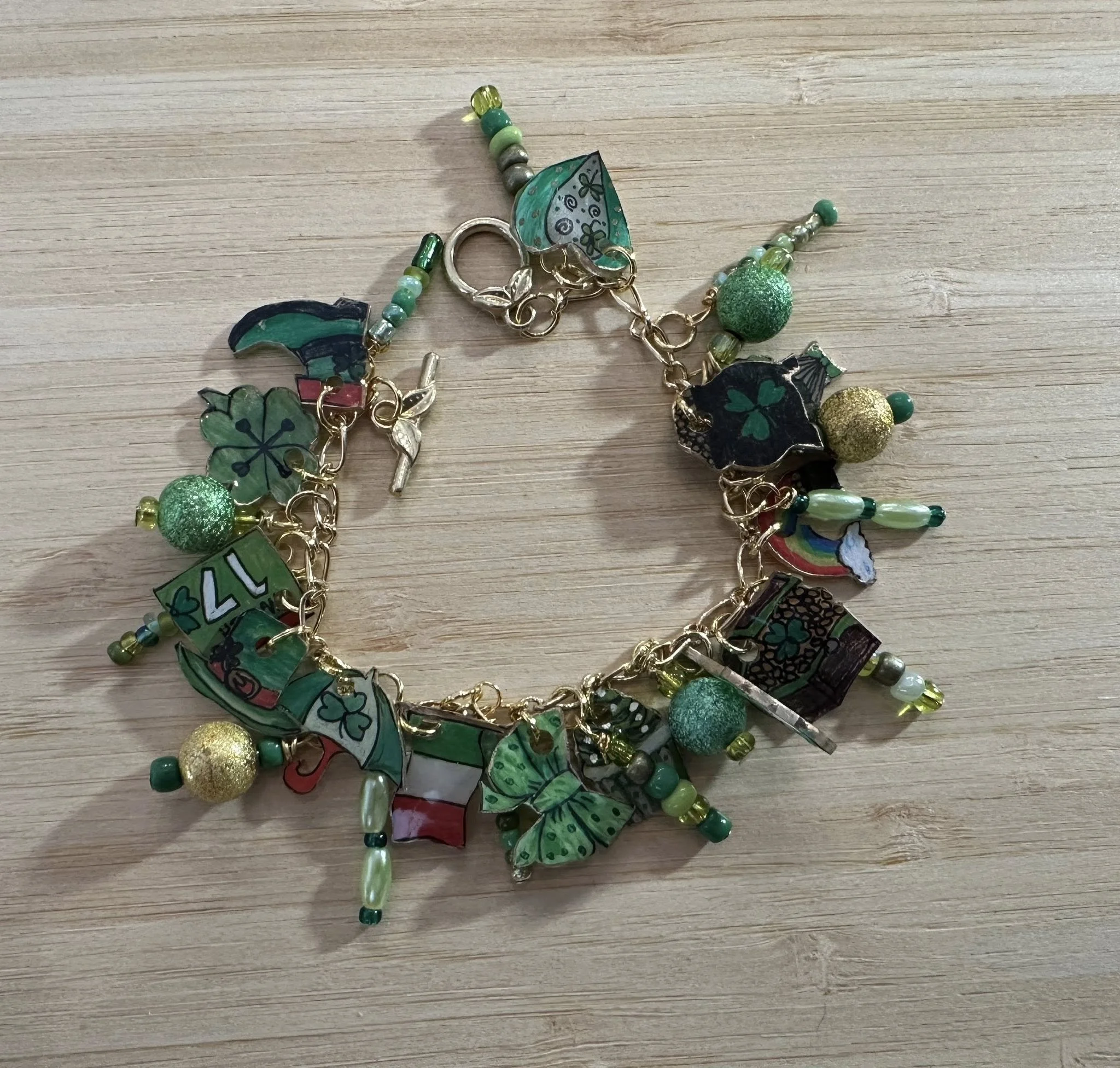 St Paddy’s Charm with Charlaine’s Bracelet